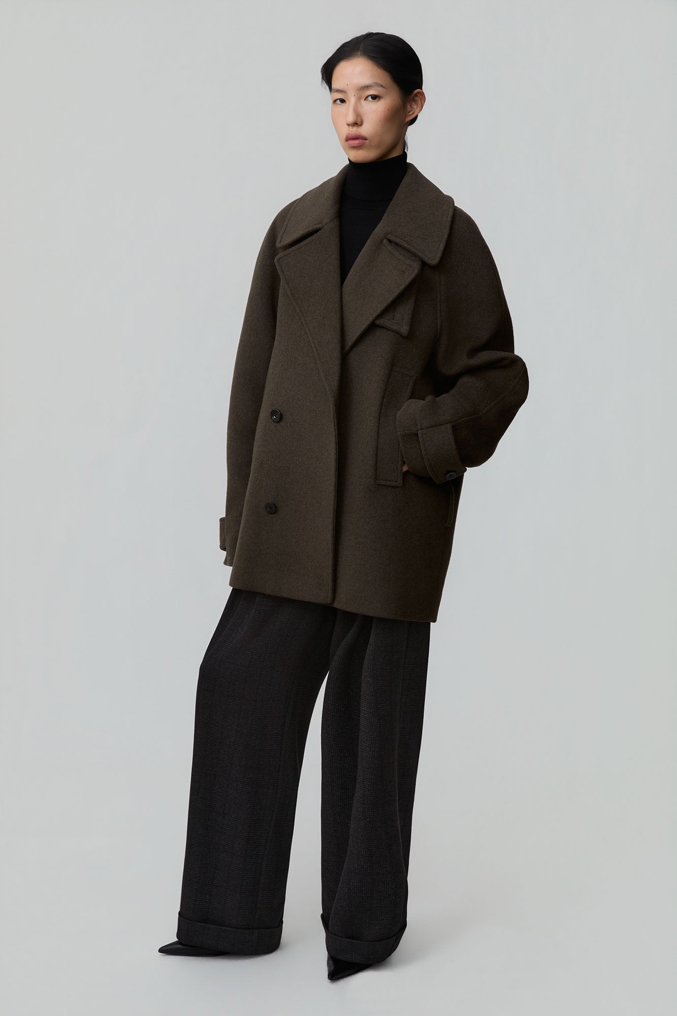 OPICLOTH Double-Pleated Mini-Check Trousers, premium urban and streetwear designers apparel on PROJECTISR.com, OPICLOTH