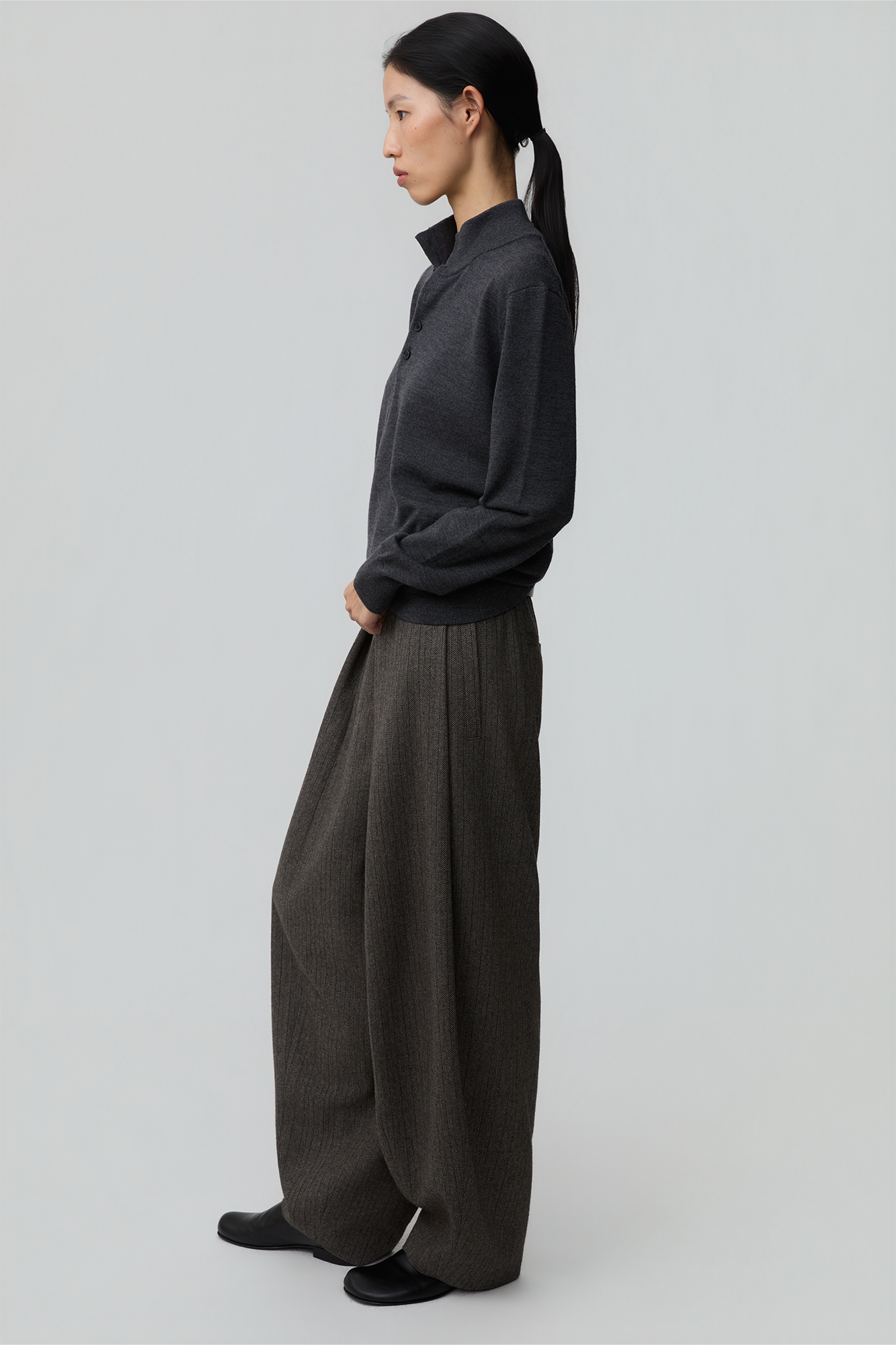 OPICLOTH Classic Elastic Waist Tapered Pants, premium urban and streetwear designers apparel on PROJECTISR.com, OPICLOTH