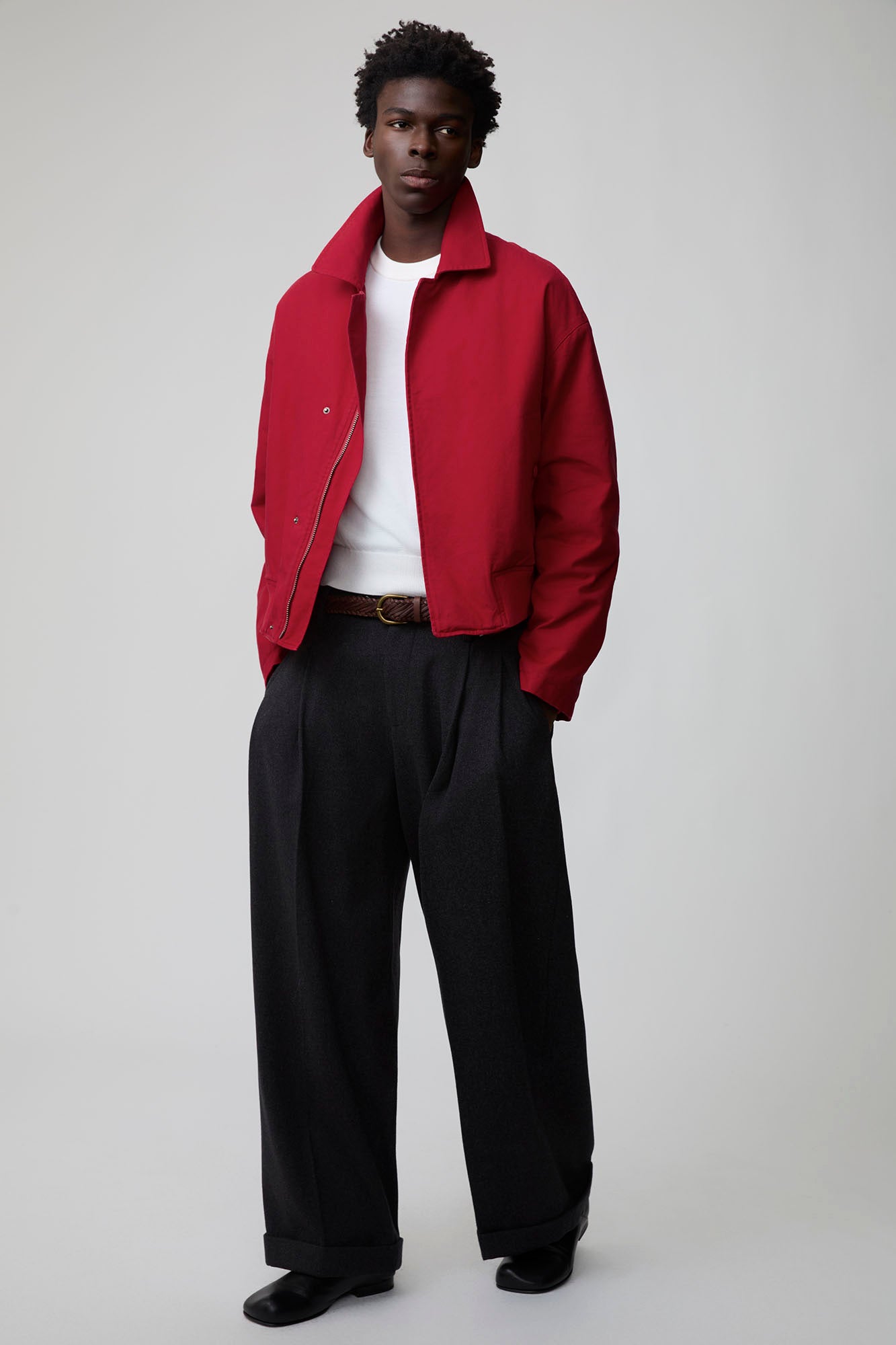 OPICLOTH Washed Quilted Cotton Collar Jacket, premium urban and streetwear designers apparel on PROJECTISR.com, OPICLOTH