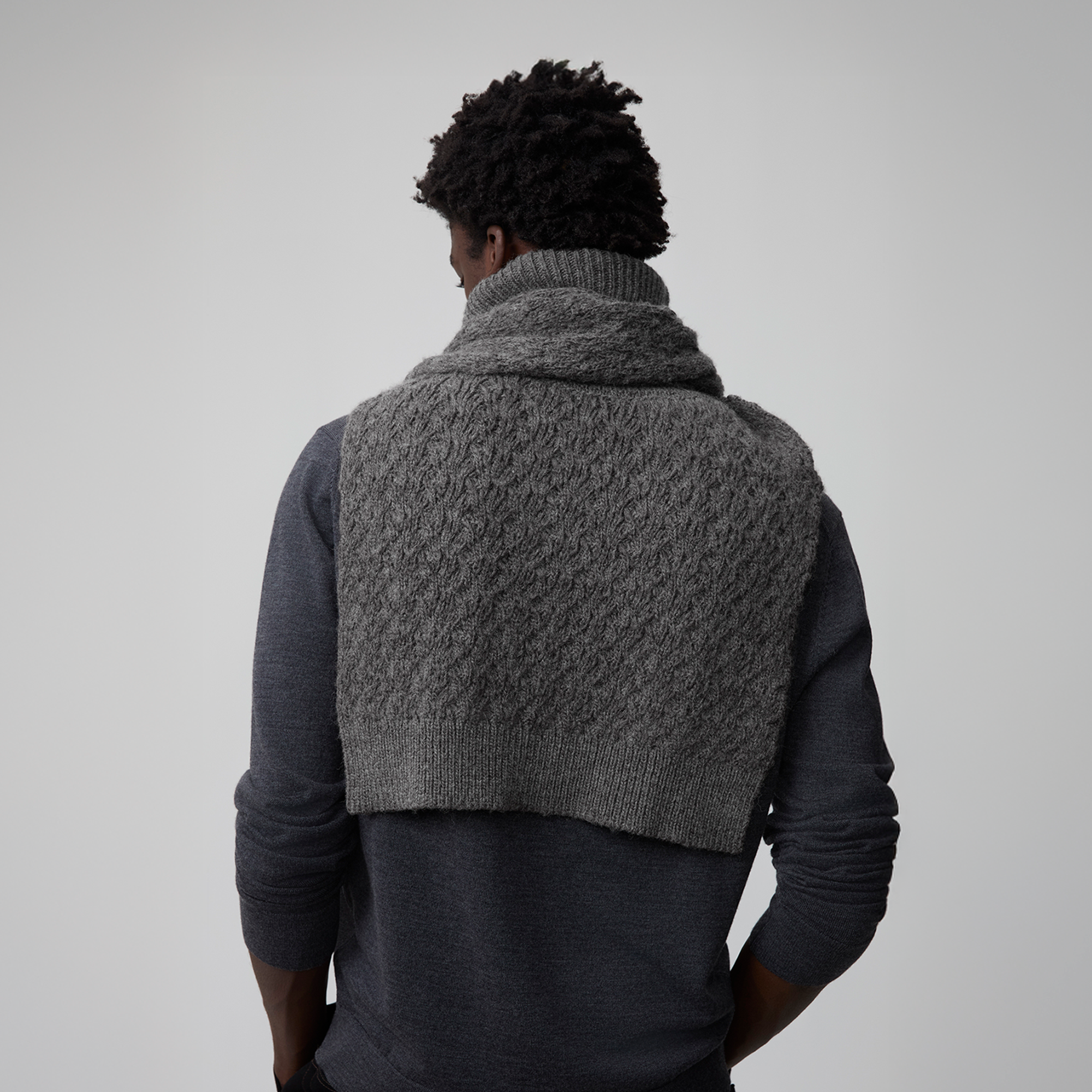 OPICLOTH Wool-Blend Fringed Shawl Scarf