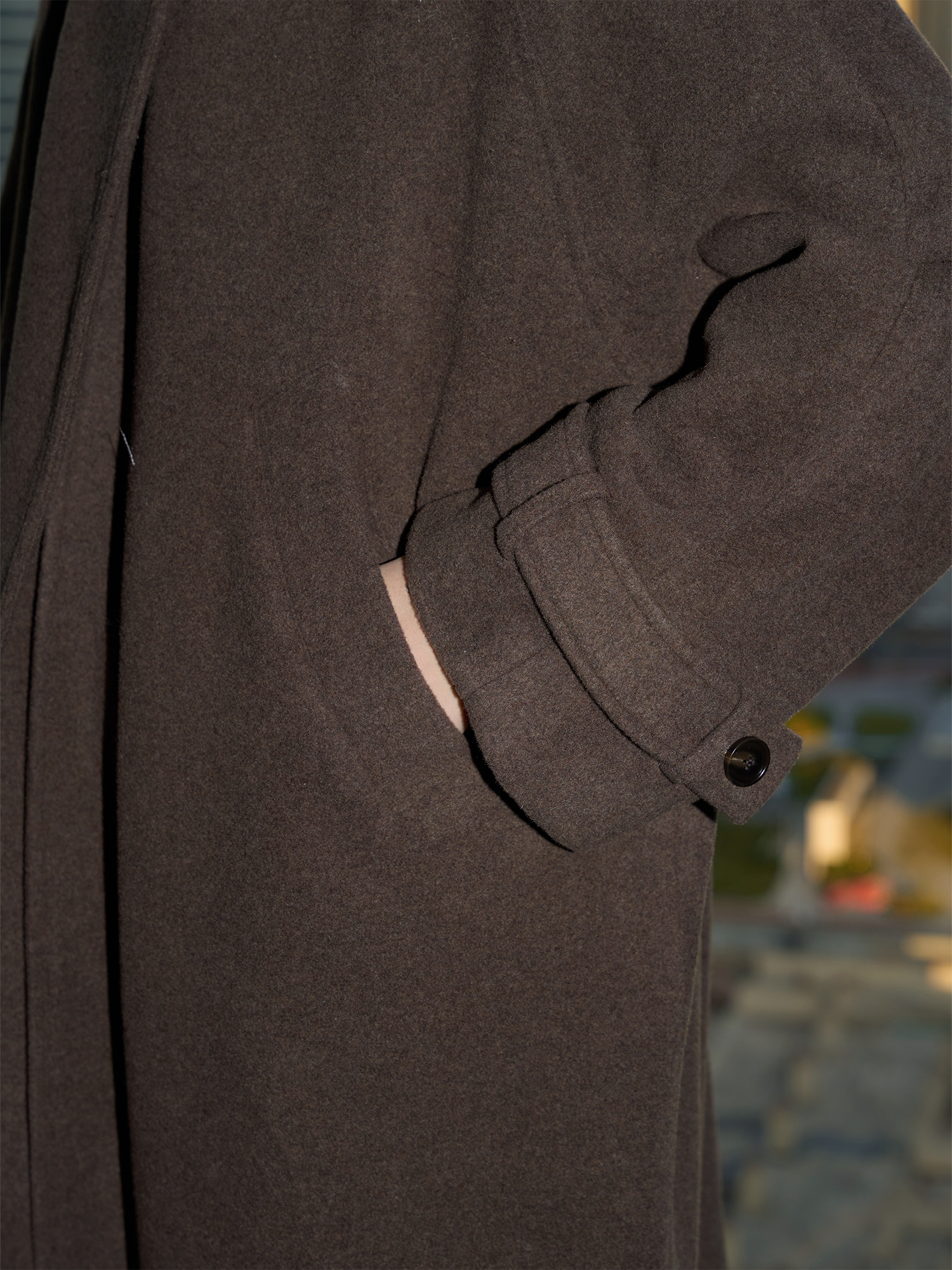 LABELROOM Essential Wool-Blend Funnel Belted Coat, premium urban and streetwear designers apparel on PROJECTISR.com, LABELROOM