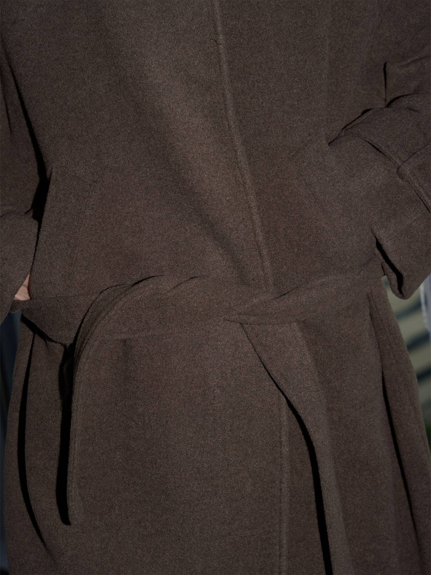 LABELROOM Essential Wool-Blend Funnel Belted Coat, premium urban and streetwear designers apparel on PROJECTISR.com, LABELROOM