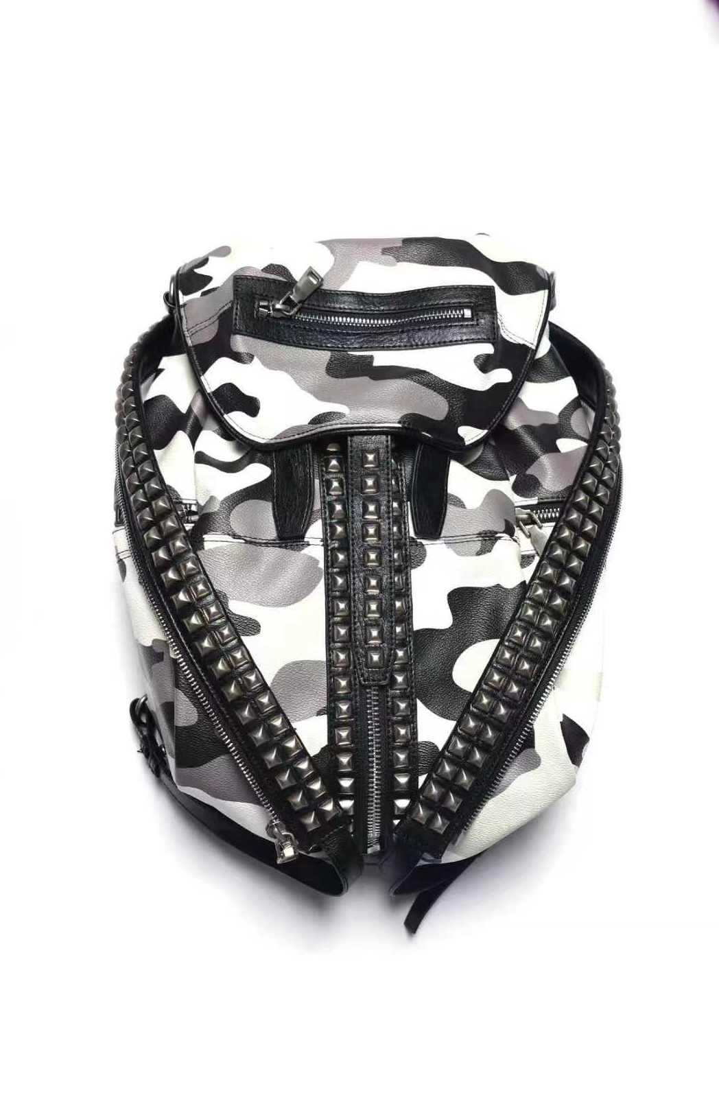 PCCVISION x GMK Studded Camo PU Backpack