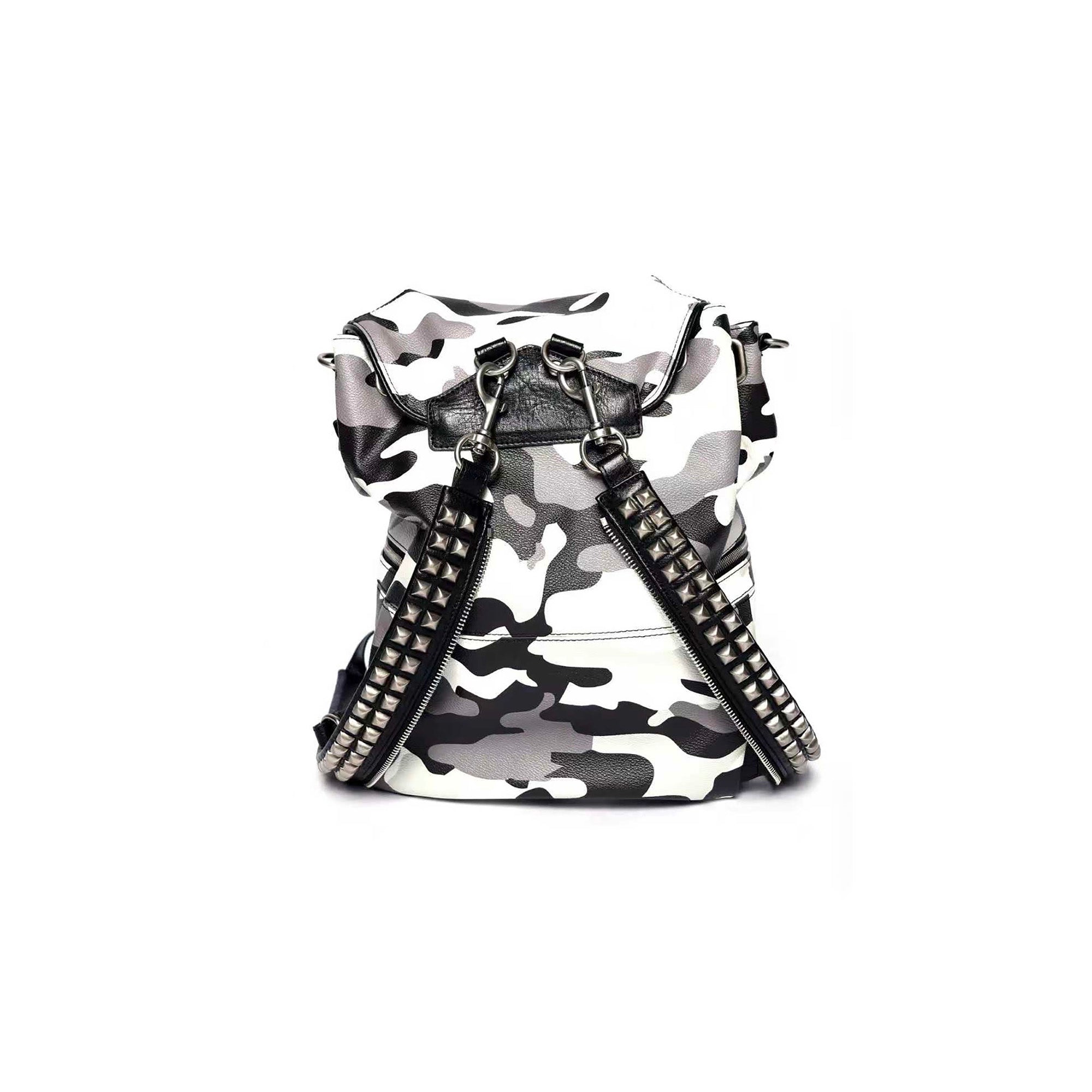 PCCVISION x GMK Studded Camo PU Backpack