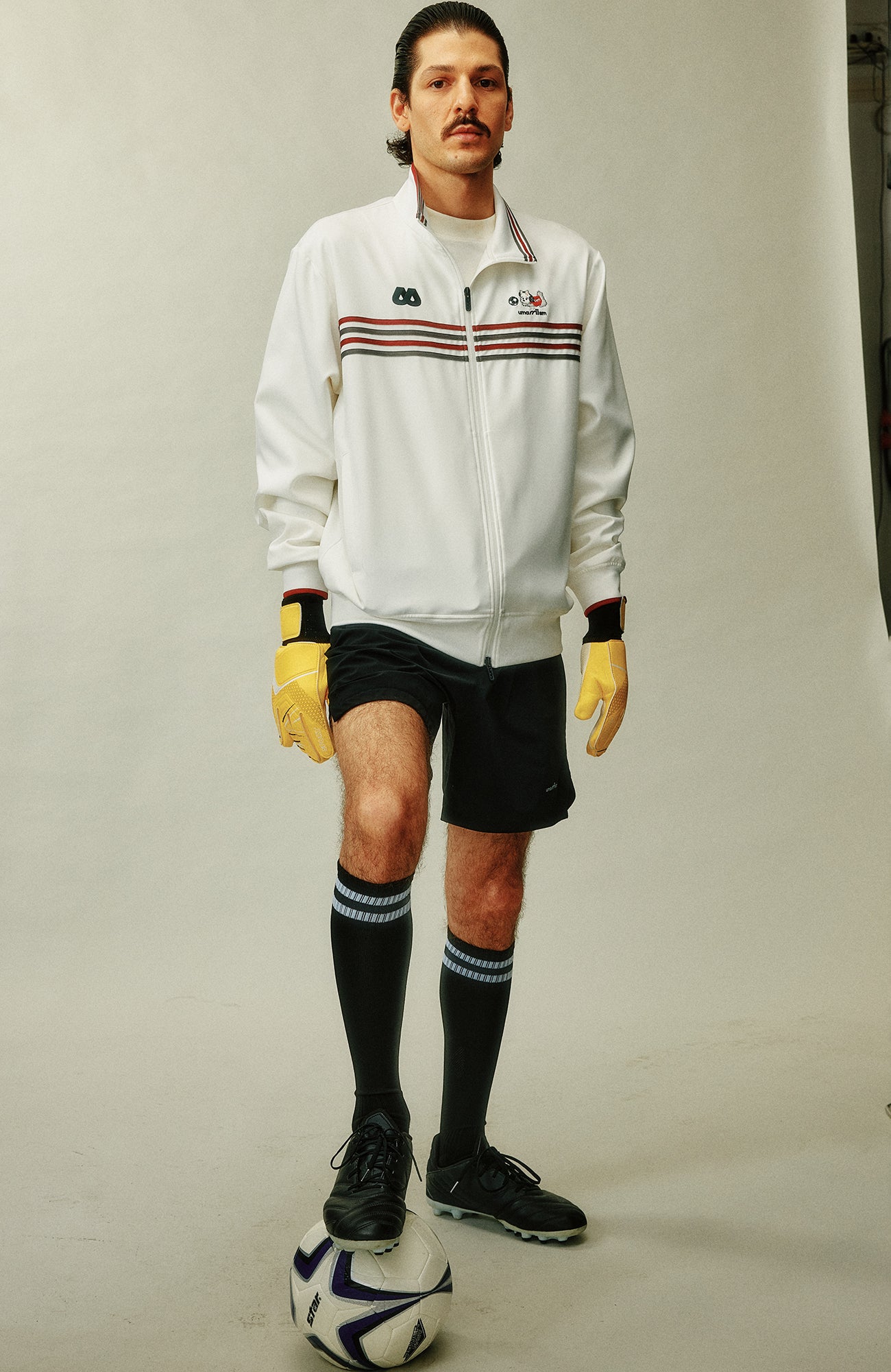 UMAMIISM Retro Striped Track Jacket, premium urban and streetwear designers apparel on PROJECTISR.com, UMAMIISM