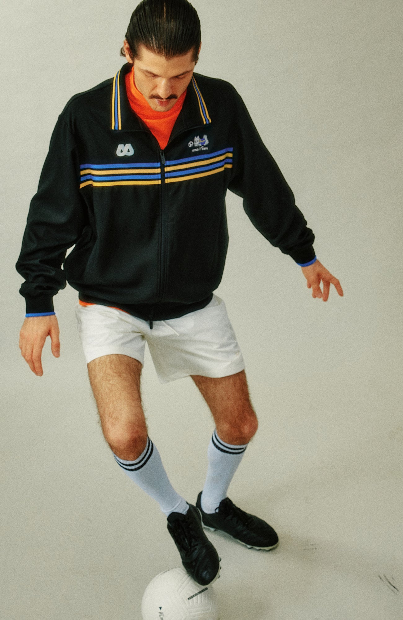 UMAMIISM Retro Striped Track Jacket, premium urban and streetwear designers apparel on PROJECTISR.com, UMAMIISM