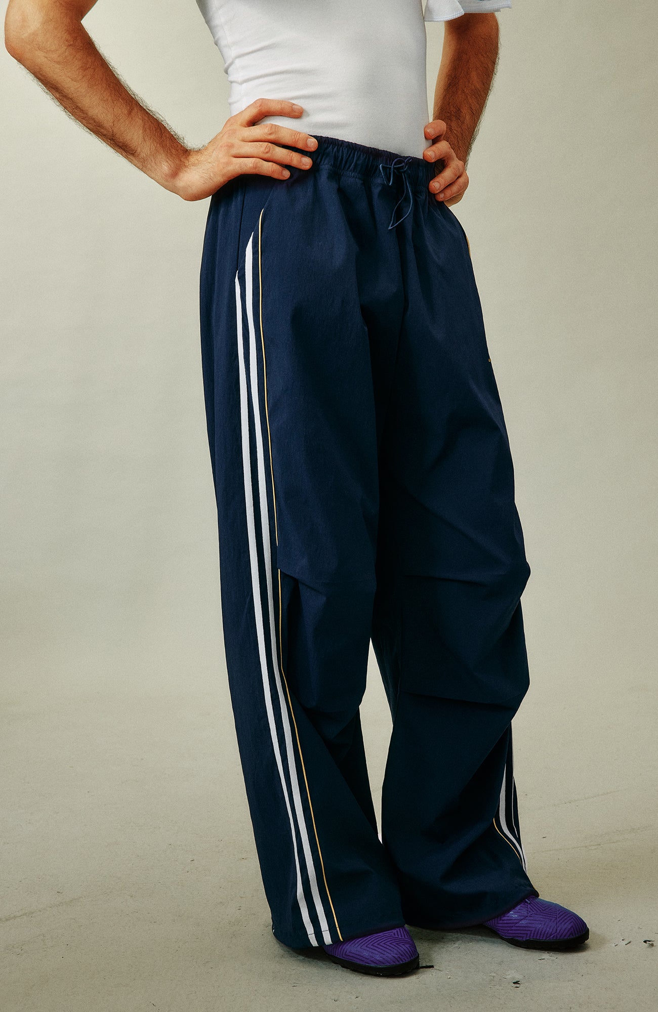 UMAMIISM Striped Quick-Dry Track Pants, premium urban and streetwear designers apparel on PROJECTISR.com, UMAMIISM
