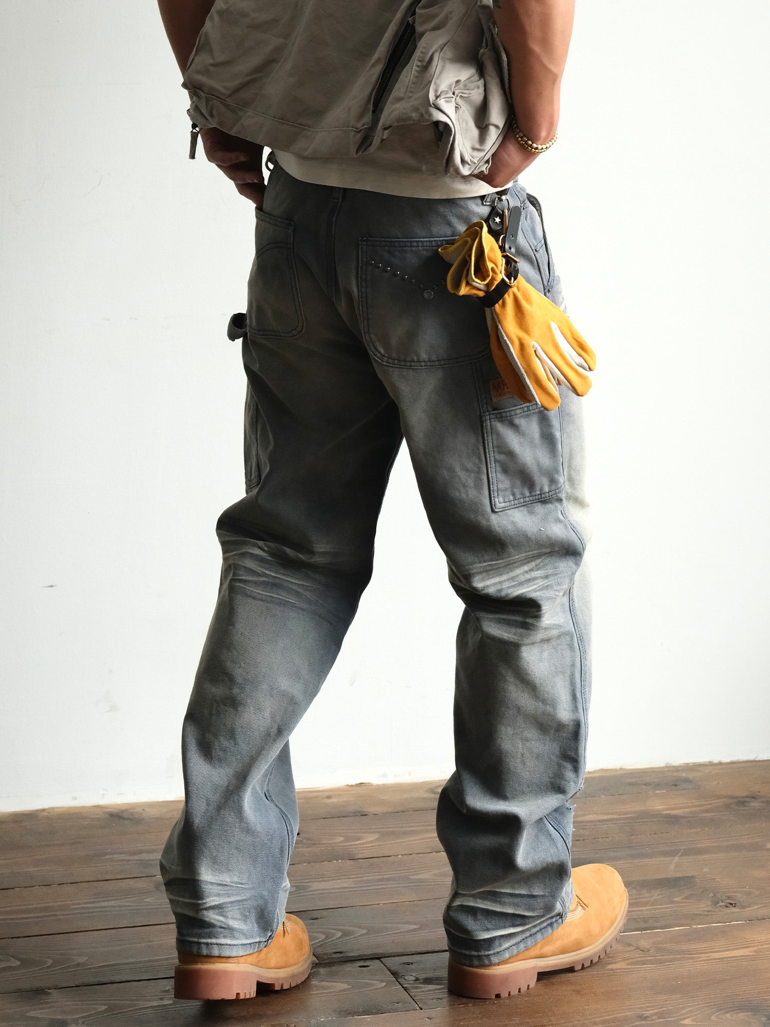 NEIGBORL Retro Distressed Washed Cargo Pants, premium urban and streetwear designers apparel on PROJECTISR.com, NEIGBORL