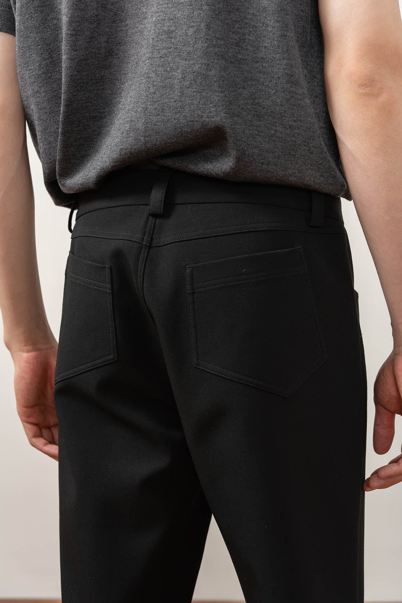 MOITIEDEPETALE Essential Layered Flared Trousers