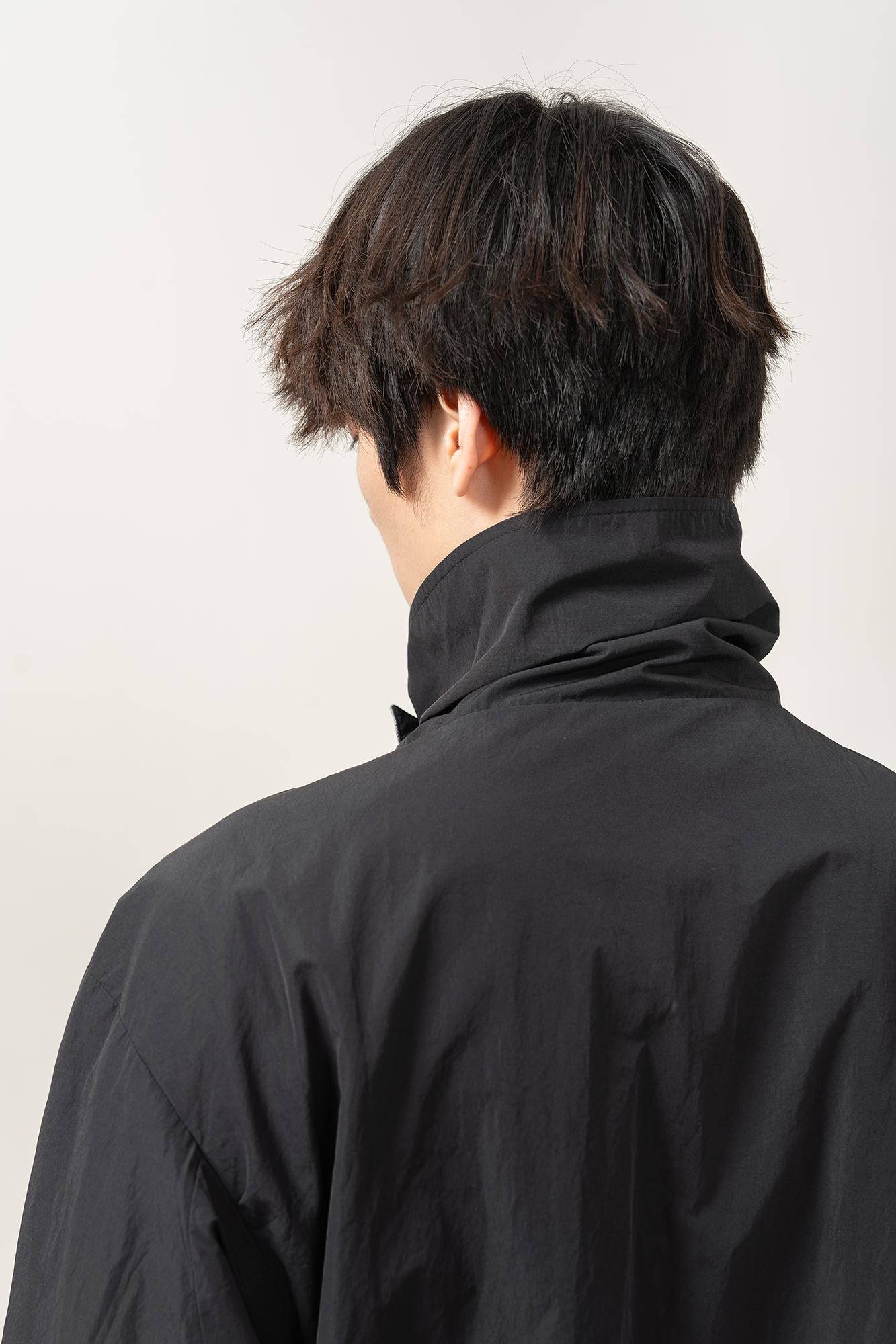 MOITIEDEPETALE Layered Plaid-Trim Jacket