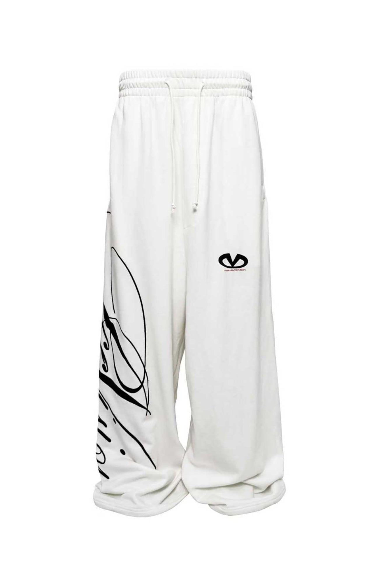 PCCVISION Embroidered Oversized Sweatpants