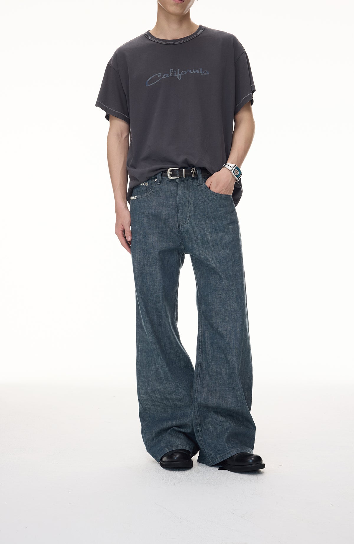 BOTANICA Retro Slim Flared Jeans