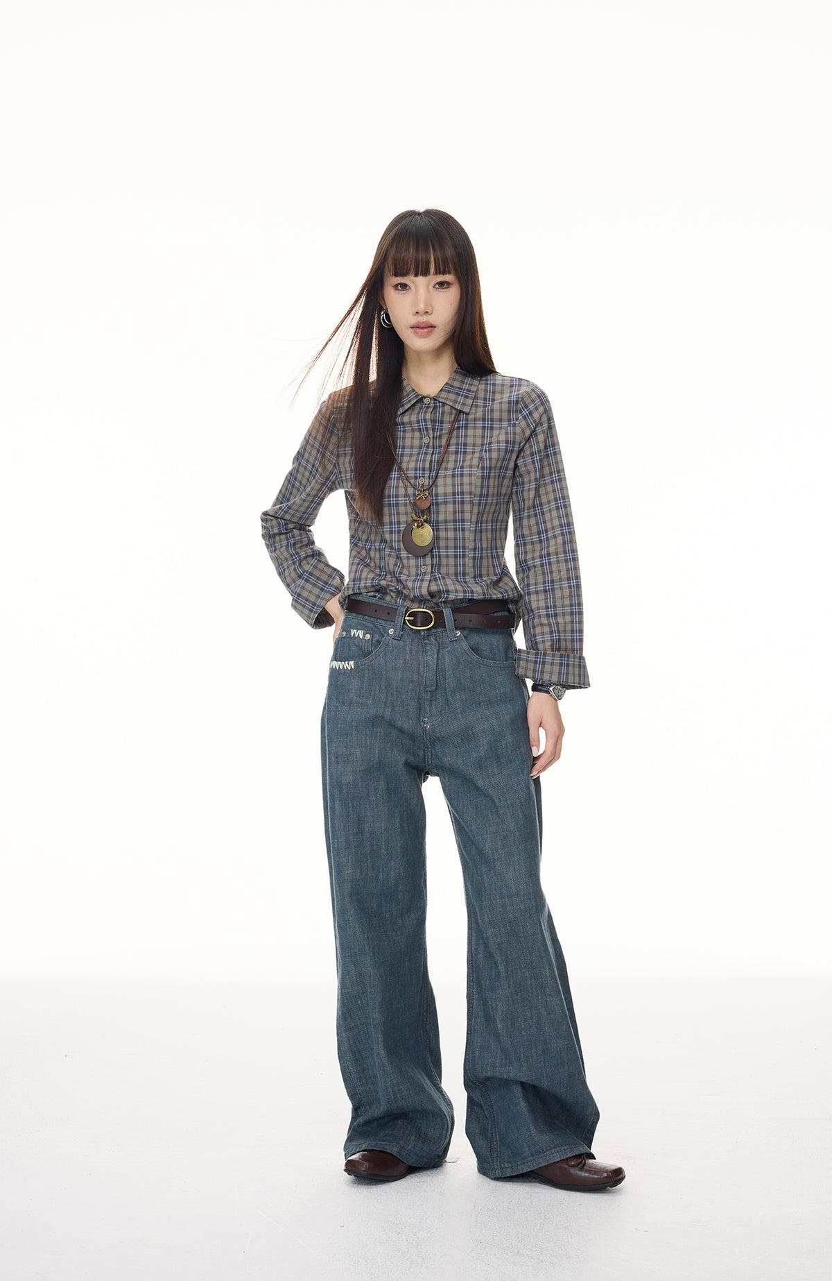 BOTANICA Retro Slim Flared Jeans