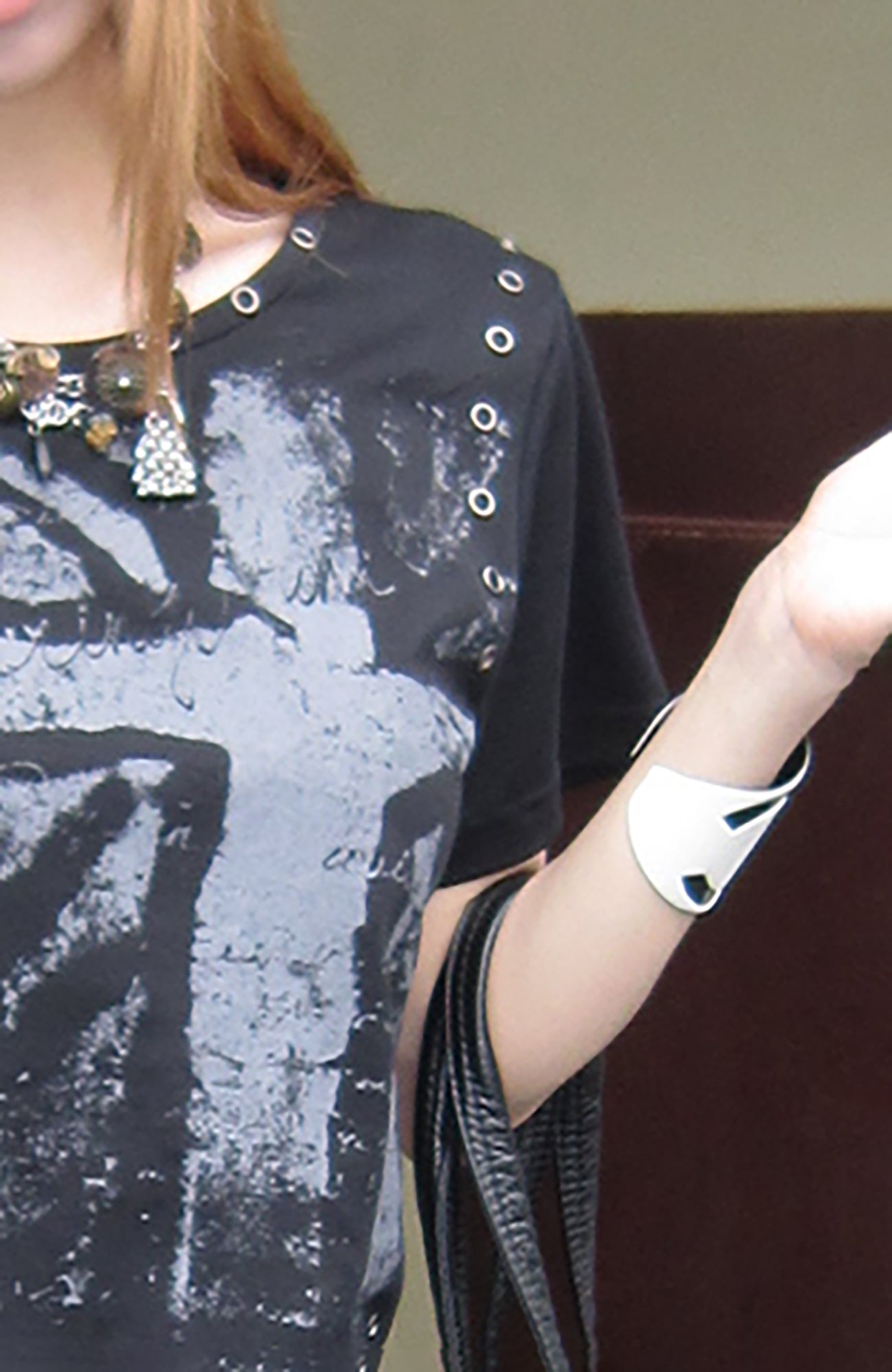 SADSOUP Grommet Graphic Slim Tee