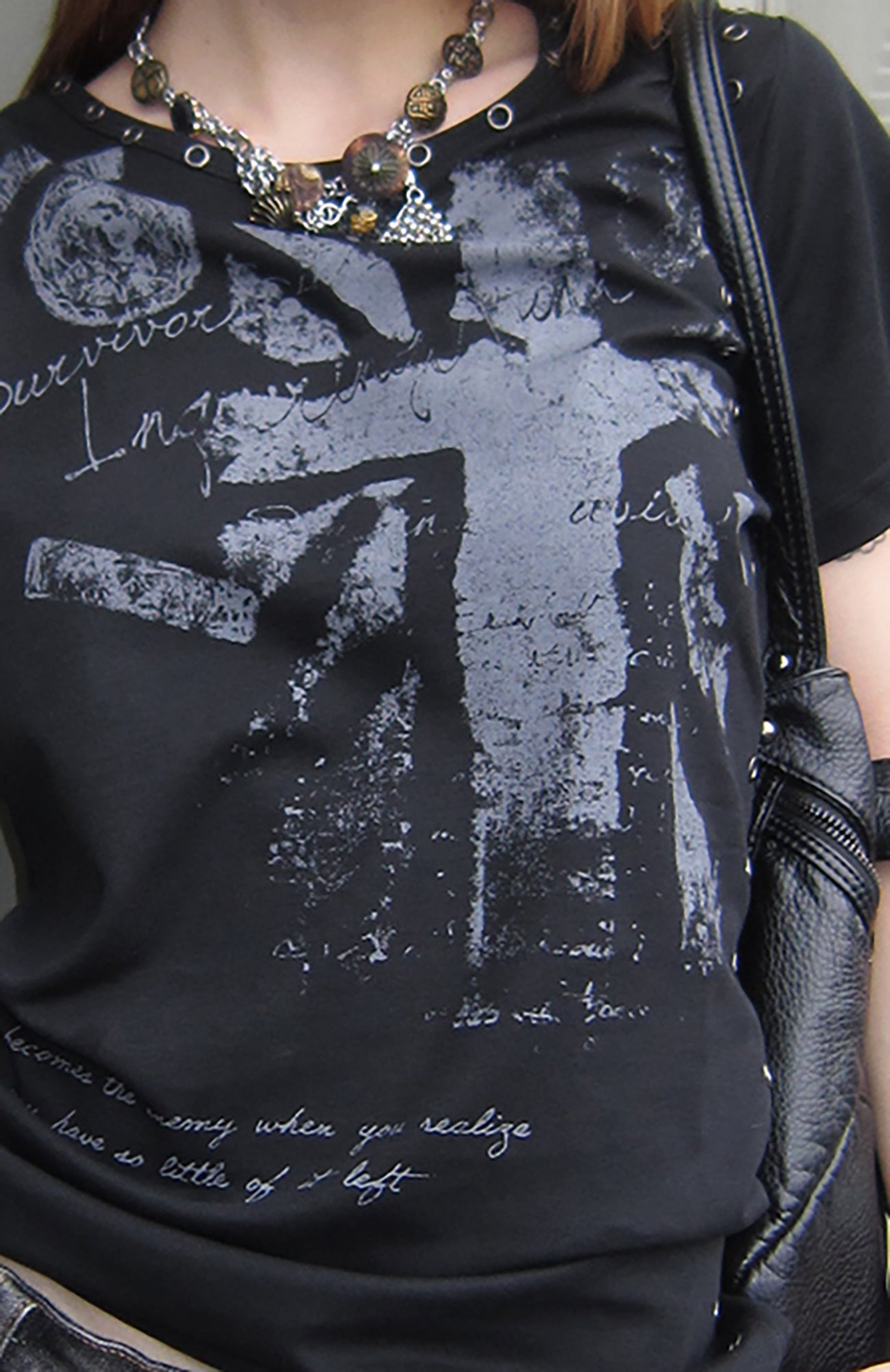 SADSOUP Grommet Graphic Slim Tee