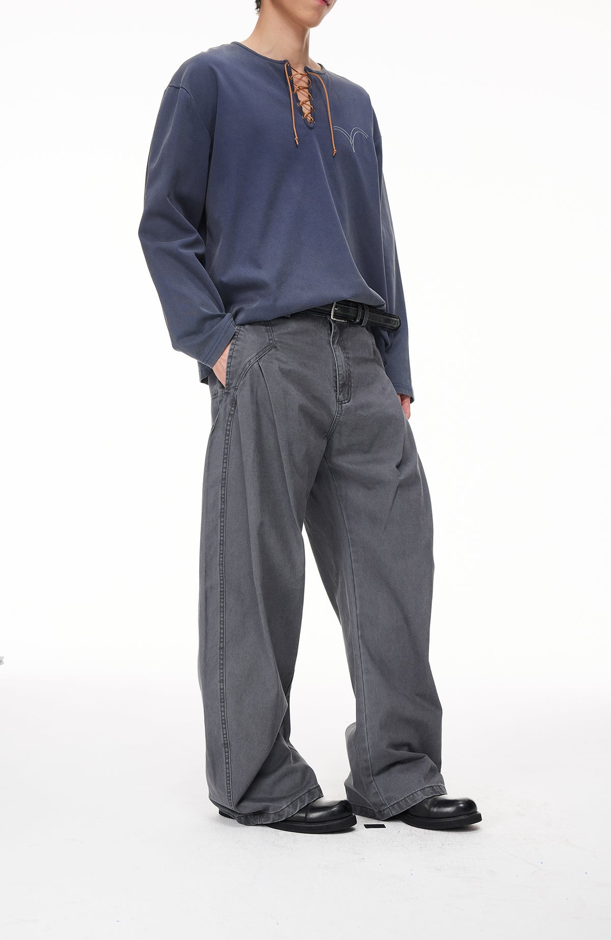 BOTANICA Double-Pleat Cotton Cargo Pants