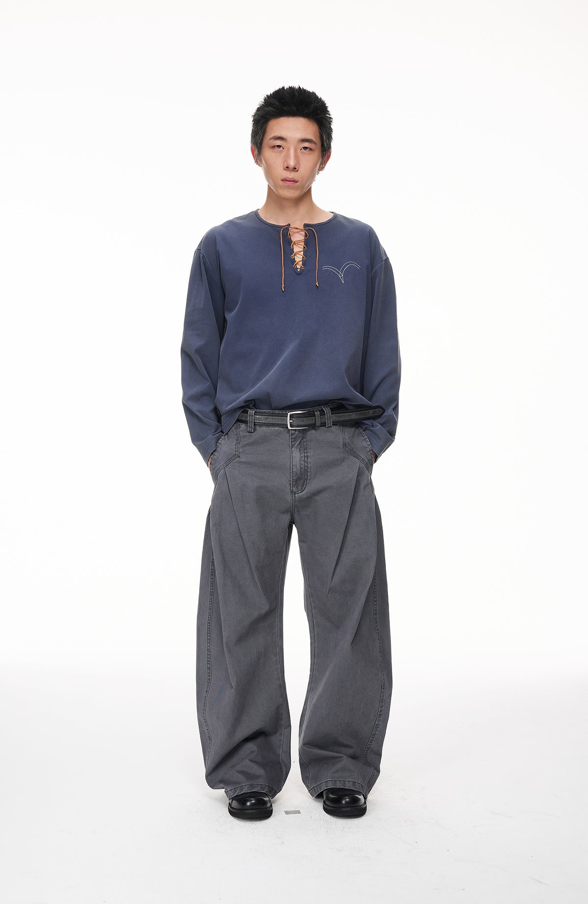 BOTANICA Double-Pleat Cotton Cargo Pants