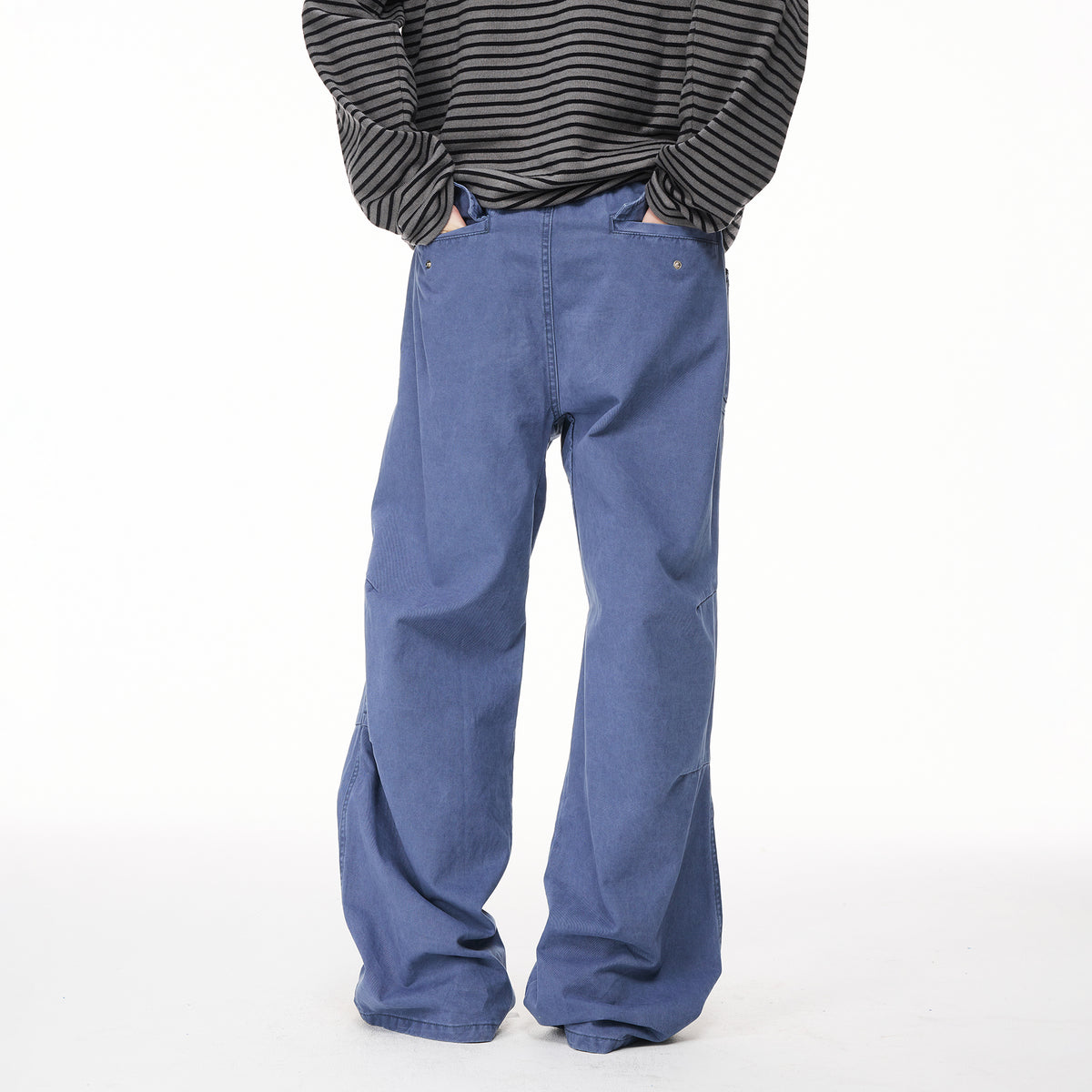 BOTANICA Retro Wide-Leg Multi-Pocket Cargo Jeans