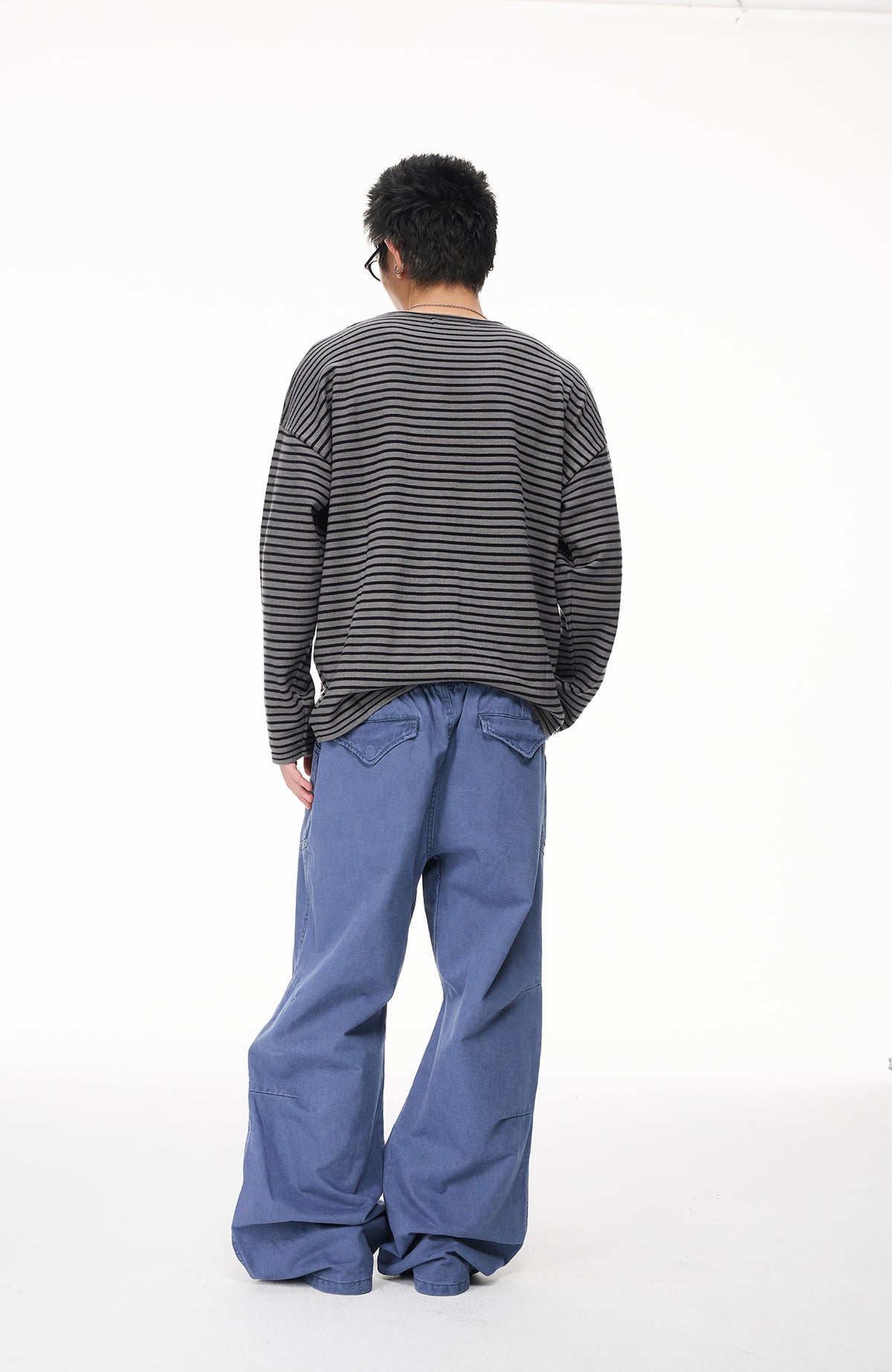 BOTANICA Retro Wide-Leg Multi-Pocket Cargo Jeans