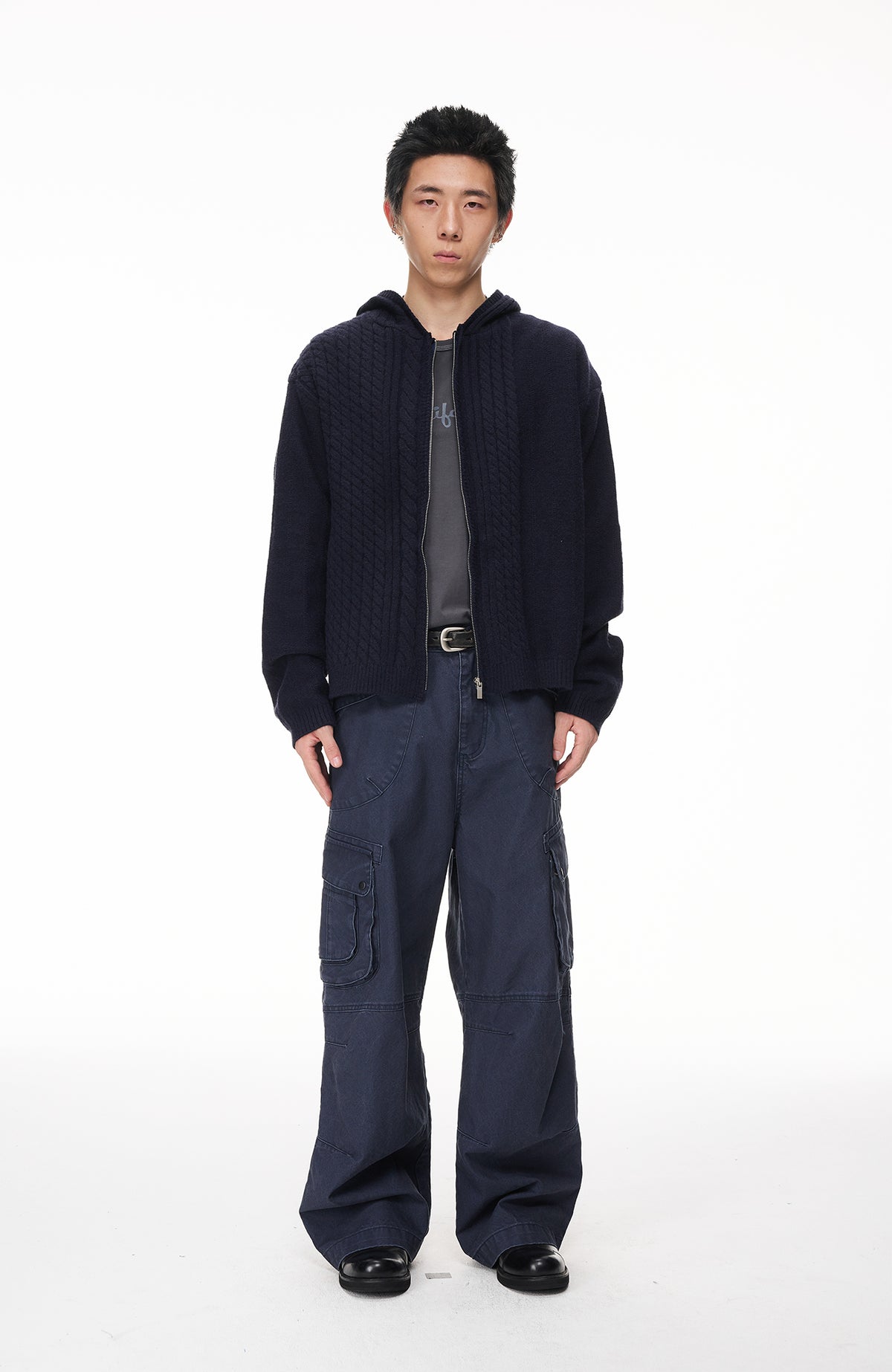 BOTANICA Deconstructed Multi-Pocket Washed Cargo Jeans