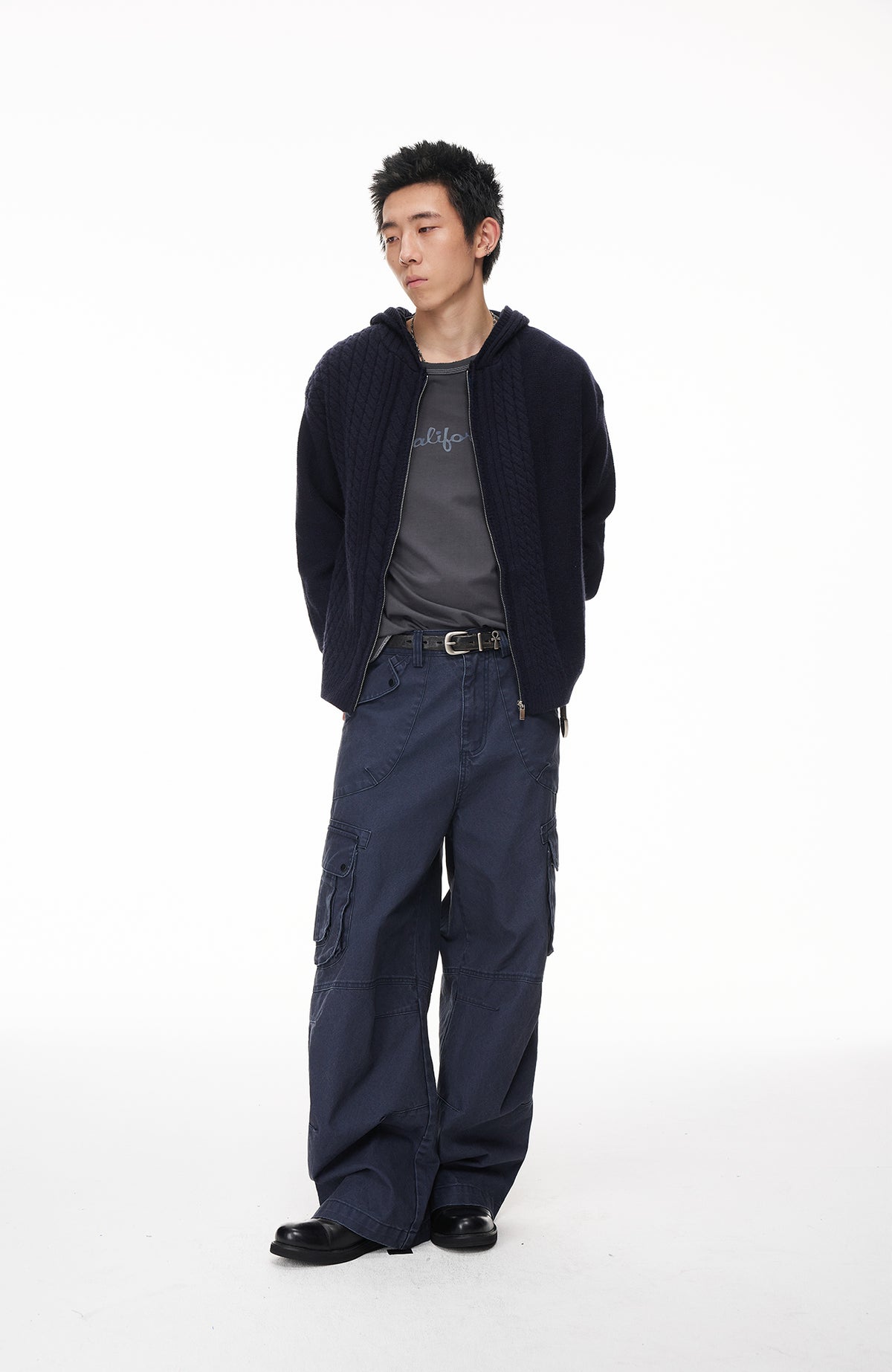 BOTANICA Deconstructed Multi-Pocket Washed Cargo Jeans