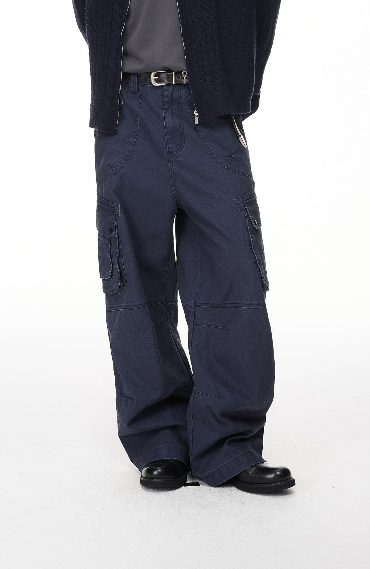 BOTANICA Deconstructed Multi-Pocket Washed Cargo Jeans