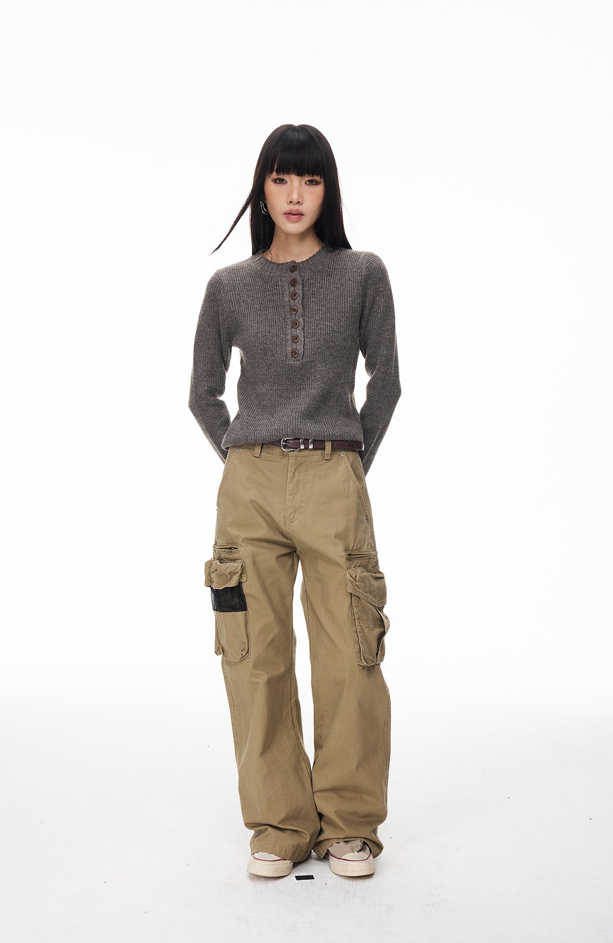 BOTANICA Washed Multi-Pocket Cargo Jeans