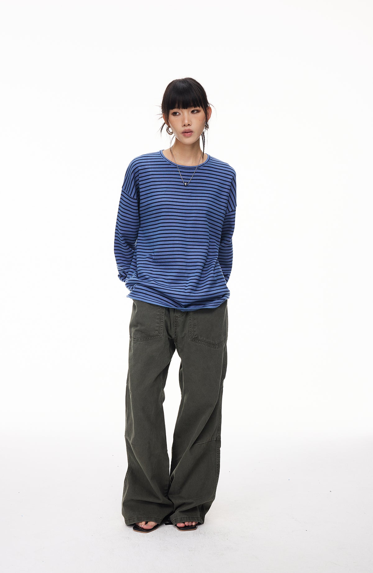 BOTANICA Retro Wide-Leg Multi-Pocket Cargo Jeans