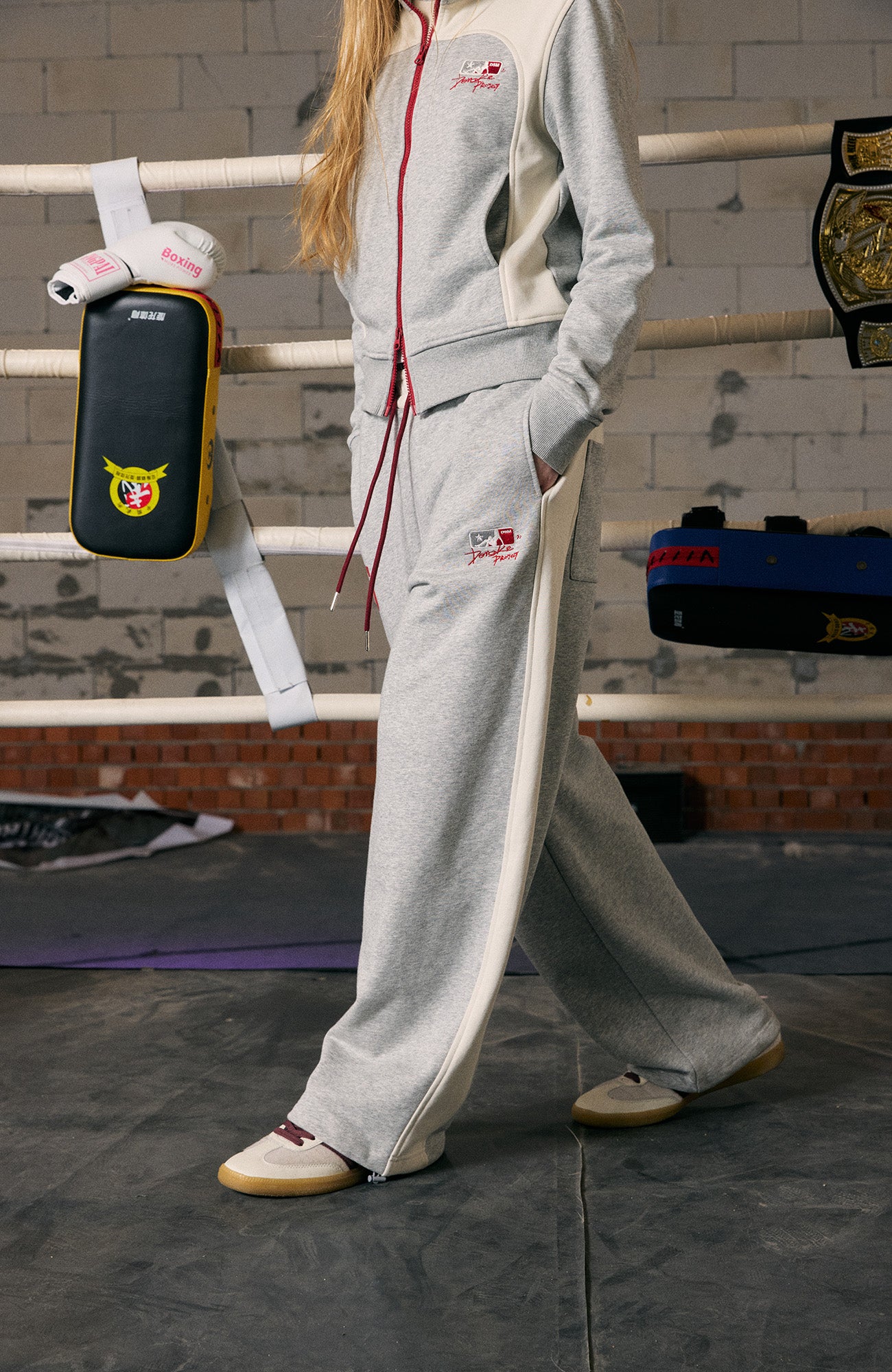 DONSMOKE Paneled Straight-Leg Sweatpants, premium urban and streetwear designers apparel on PROJECTISR.com, DONSMOKE