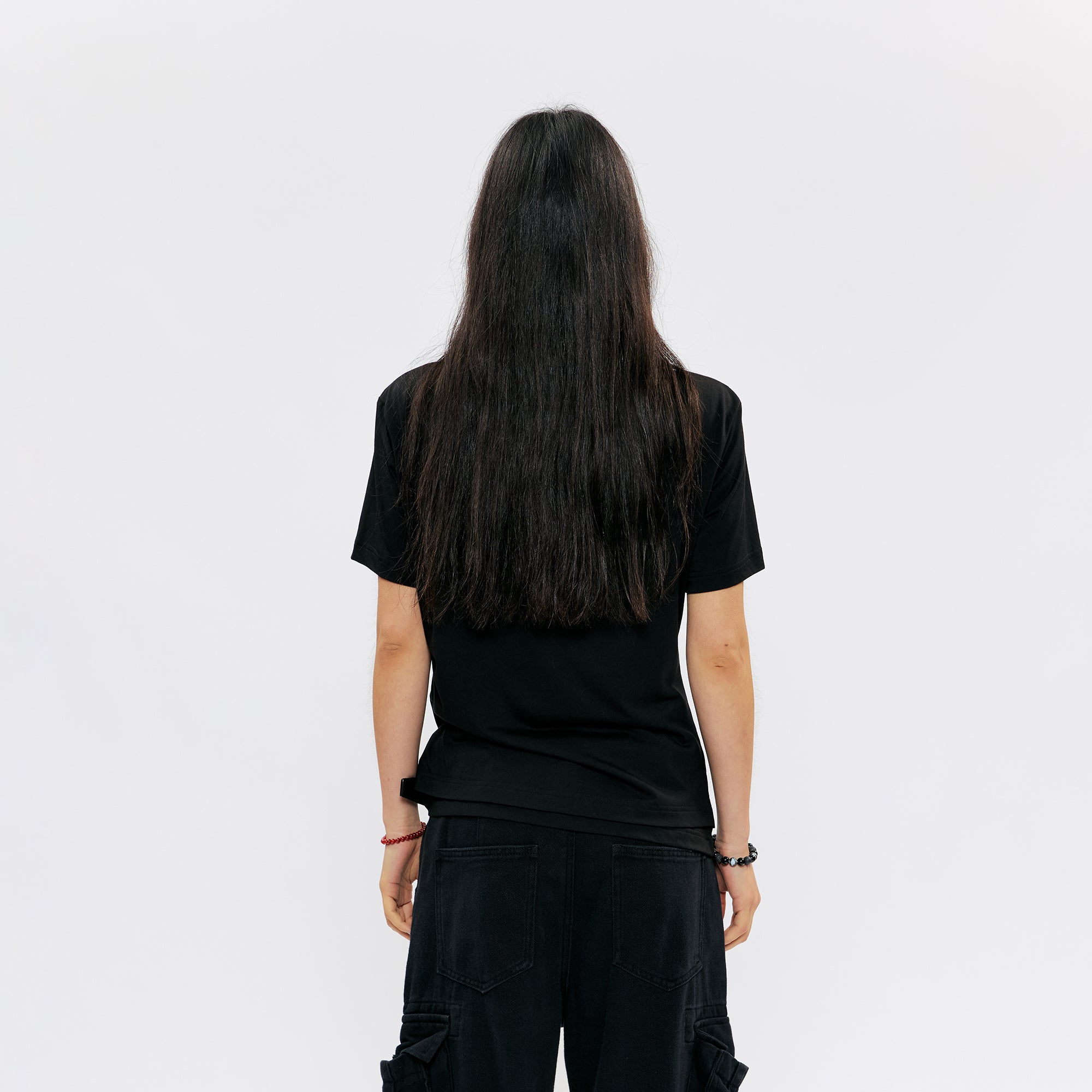 KREATE Faux-Layer Modal Henley Graphic Tee, premium urban and streetwear designers apparel on PROJECTISR.com, KREATE