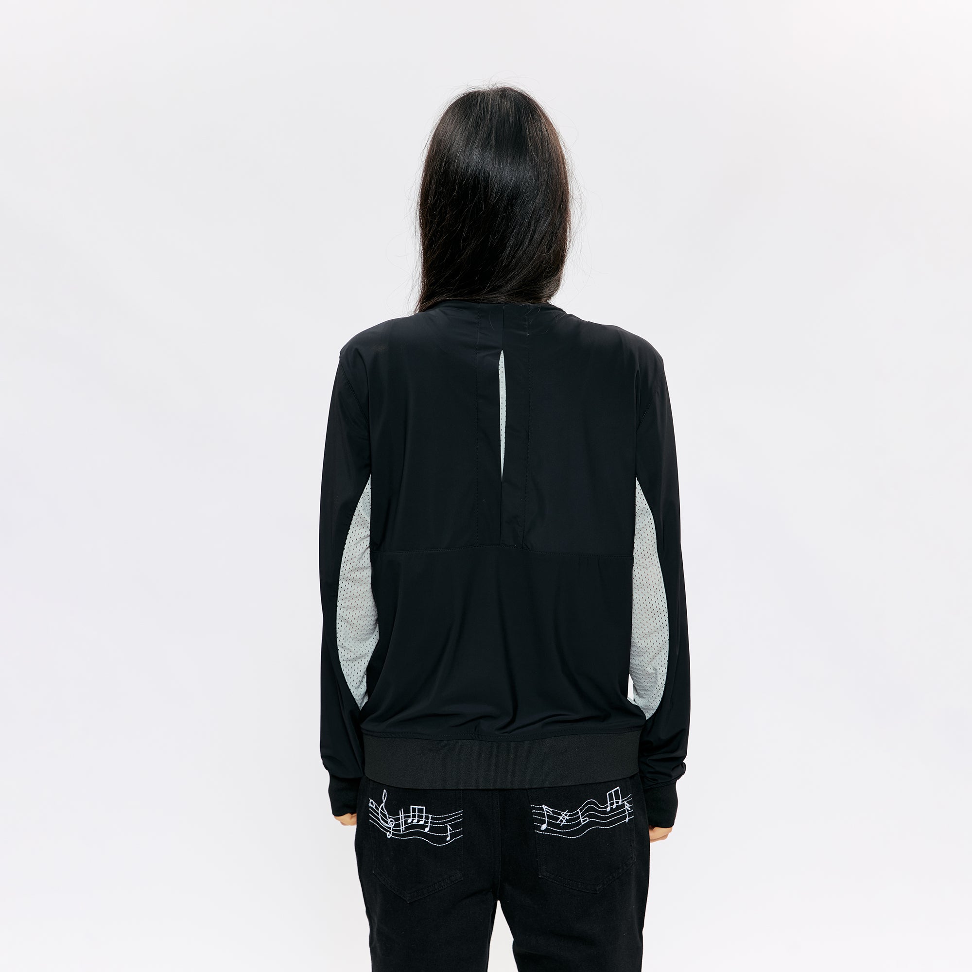 KREATE Asymmetric Zip Slim Sun Shield Jacket, premium urban and streetwear designers apparel on PROJECTISR.com, KREATE