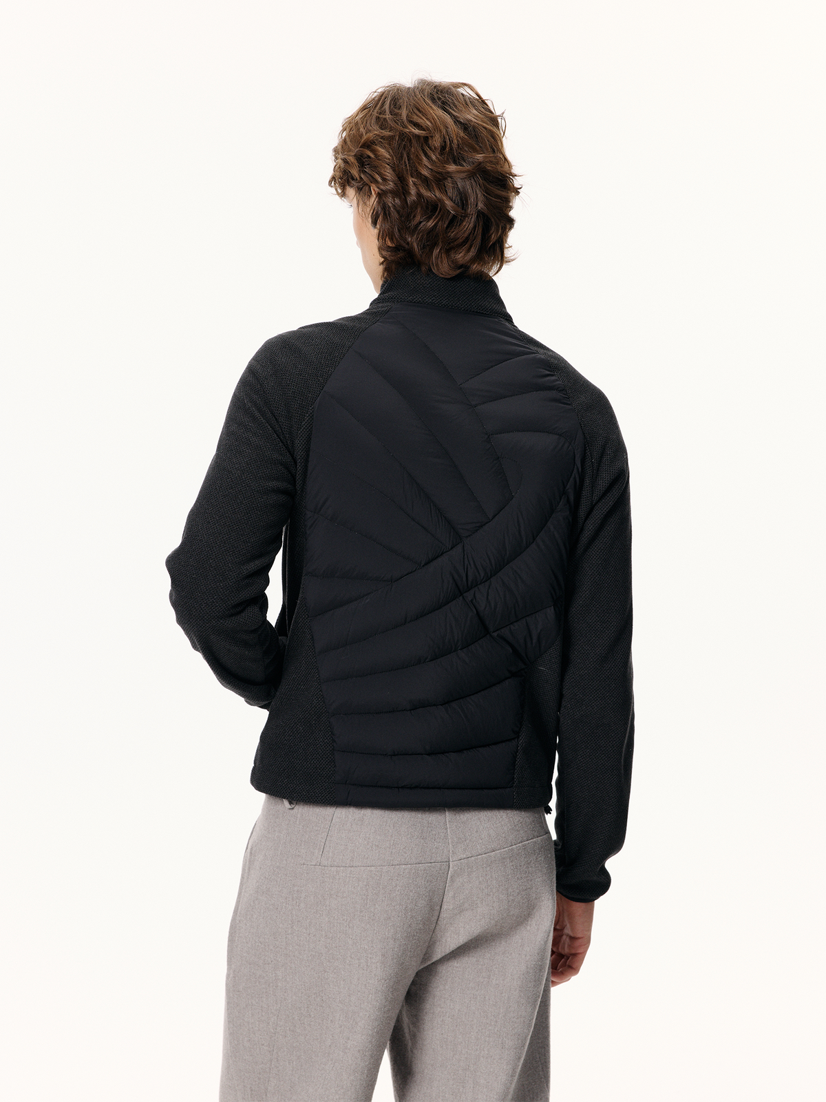 KREATE Ribbed Spliced Goose Down Jacket
