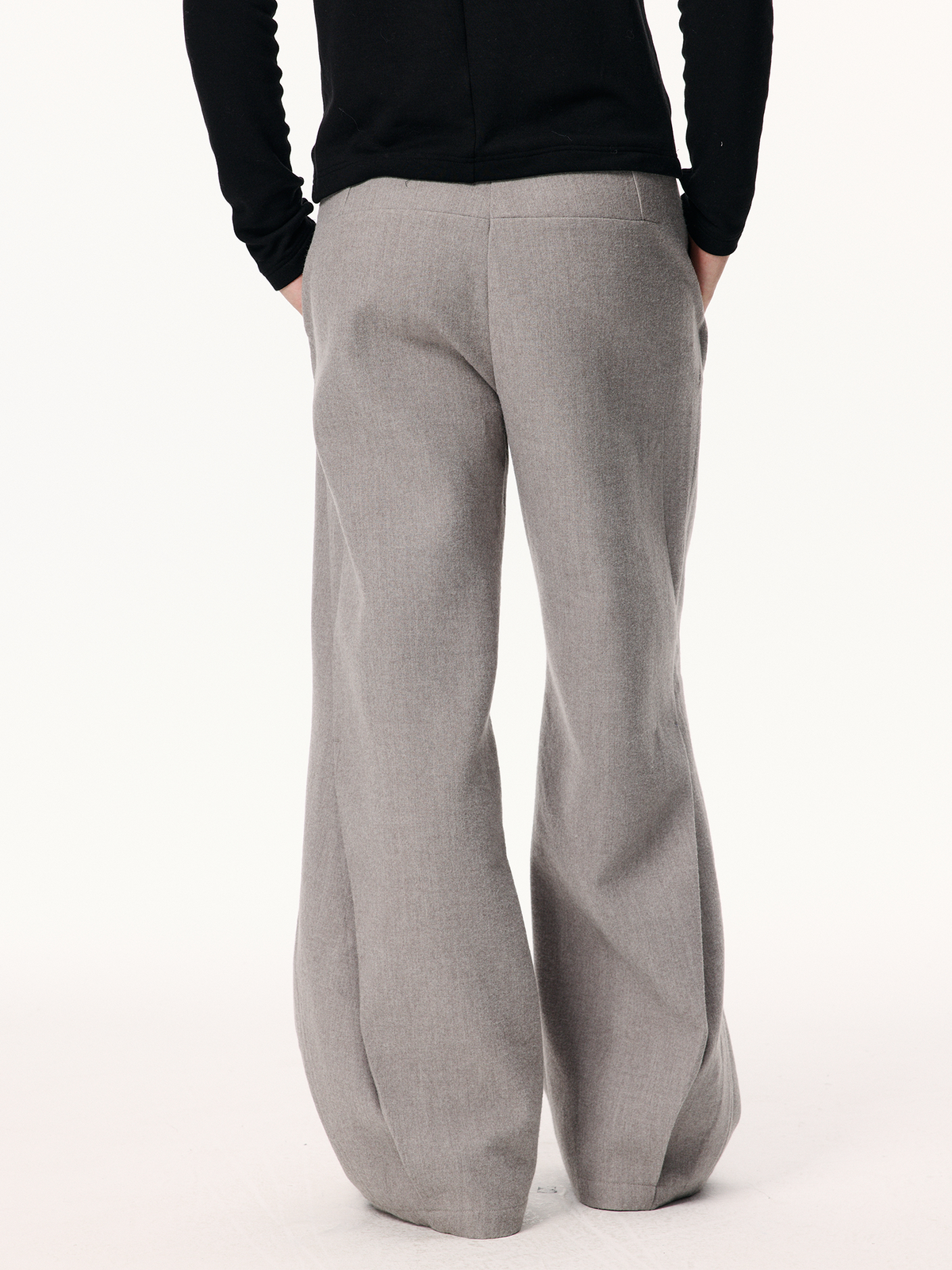 KREATE Linear Splice Flared Trousers