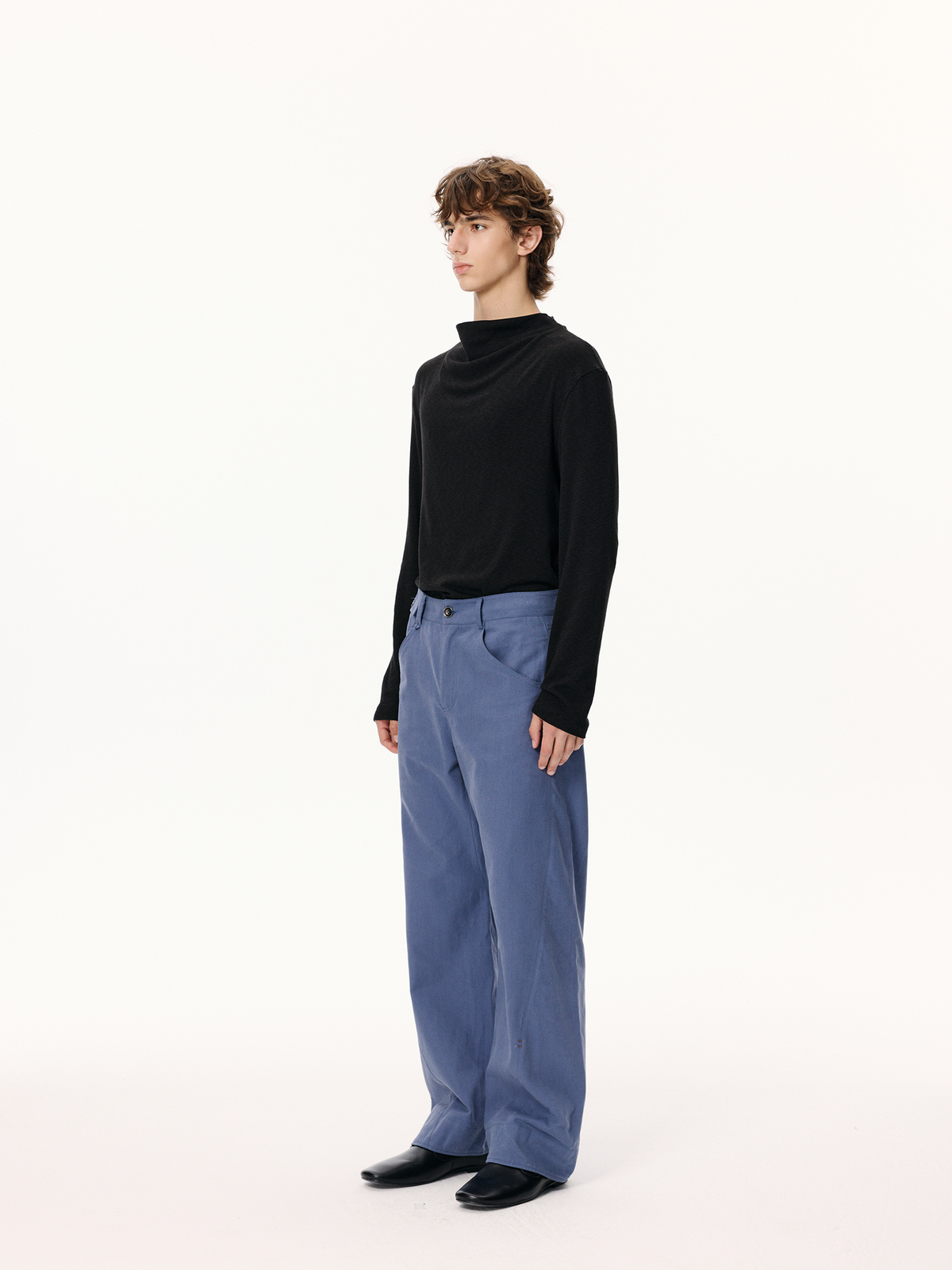 KREATE Spiral-Cut Straight-Leg Trousers