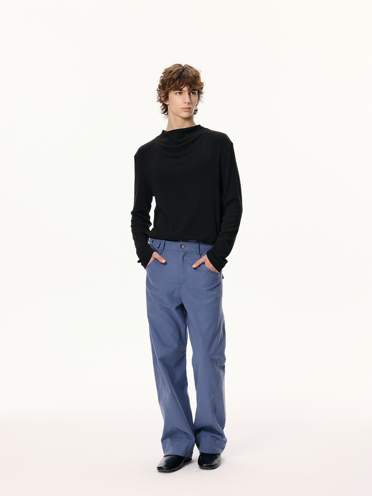 KREATE Spiral-Cut Straight-Leg Trousers