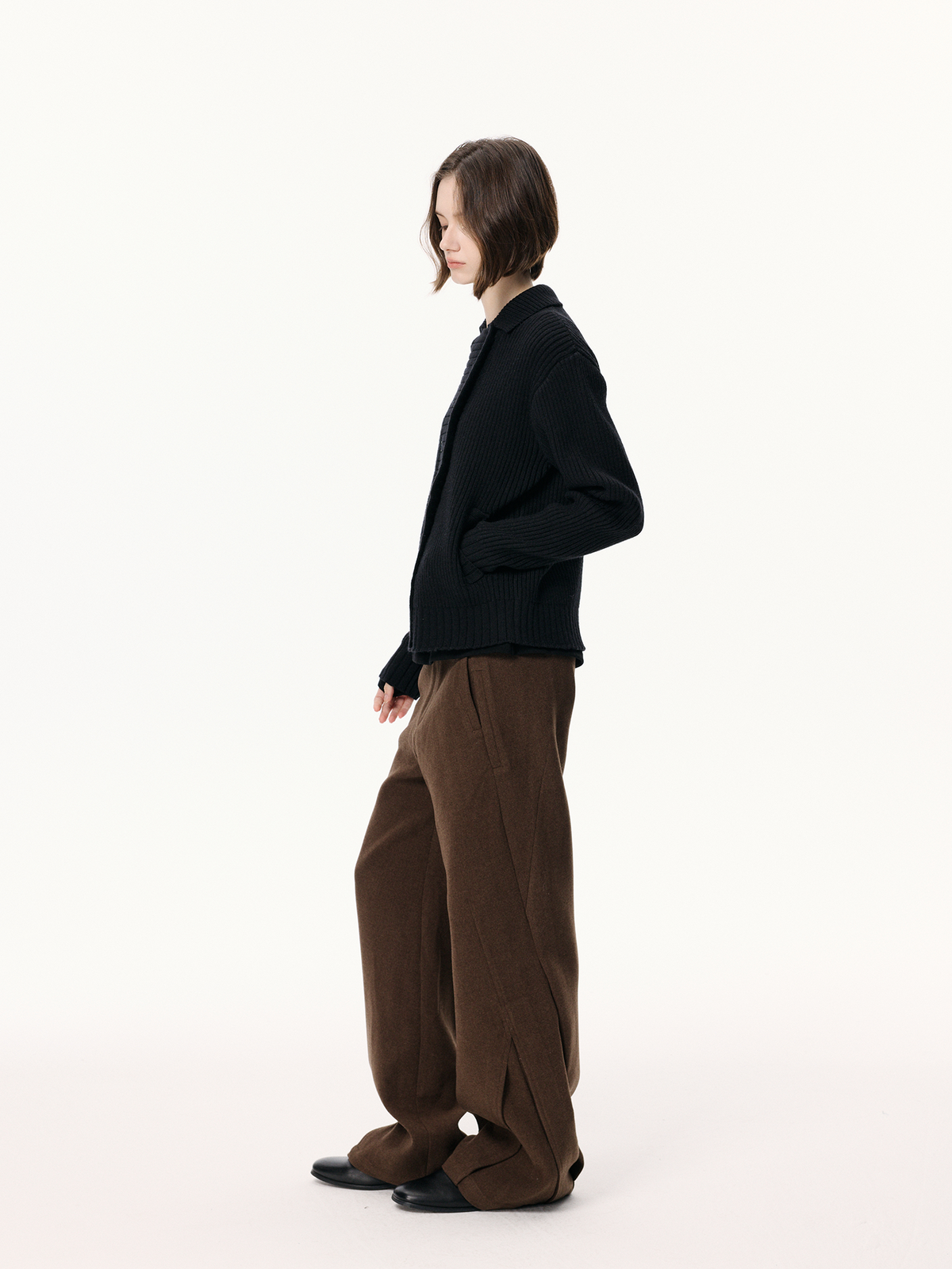 KREATE Linear Splice Flared Trousers