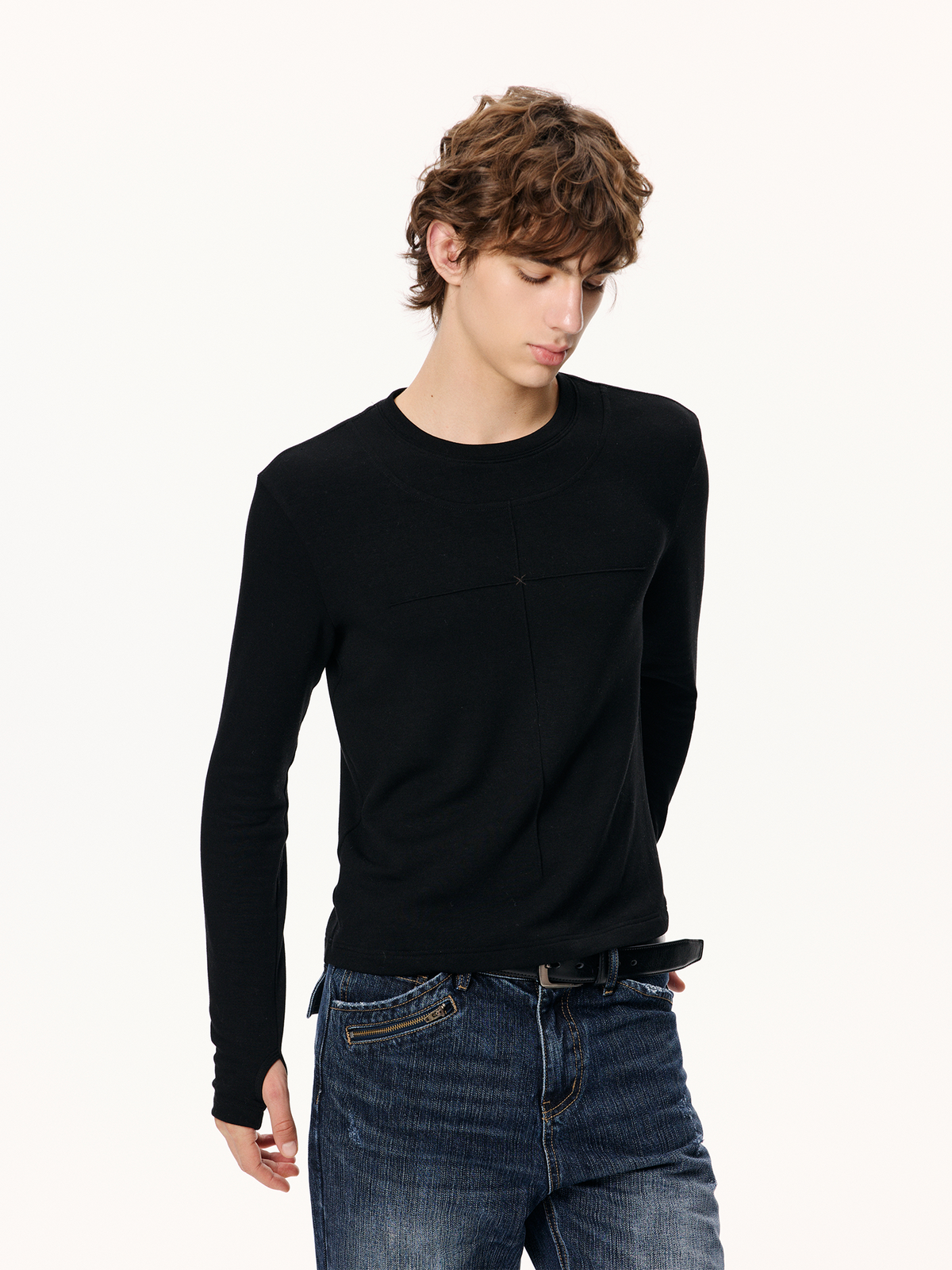 KREATE Cross Slim Long-Sleeve Tee