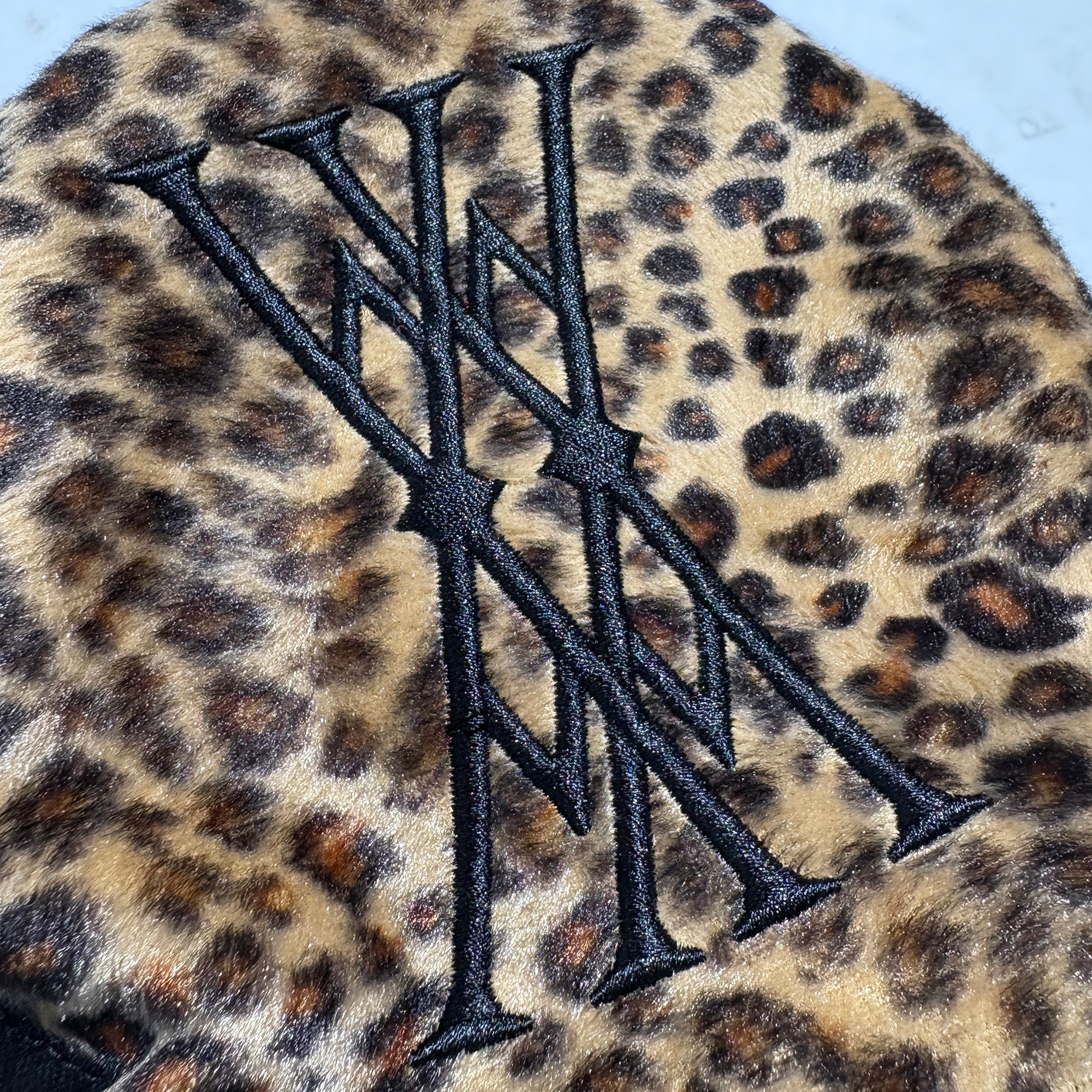 PCCVISION Leopard Skull Patchwork Field Cap