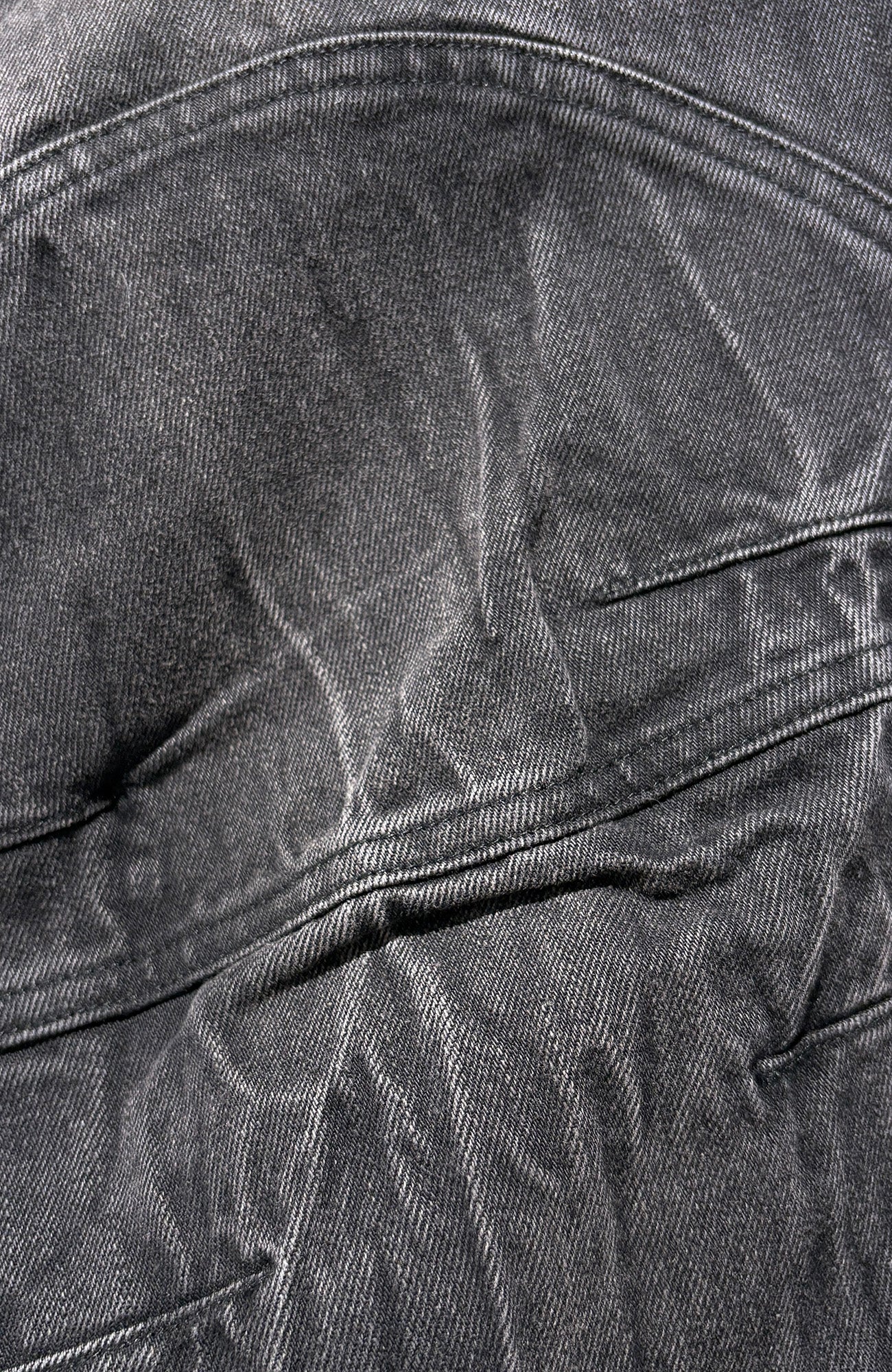 PCCVISION Double-Waist Washed Baggy Jeans