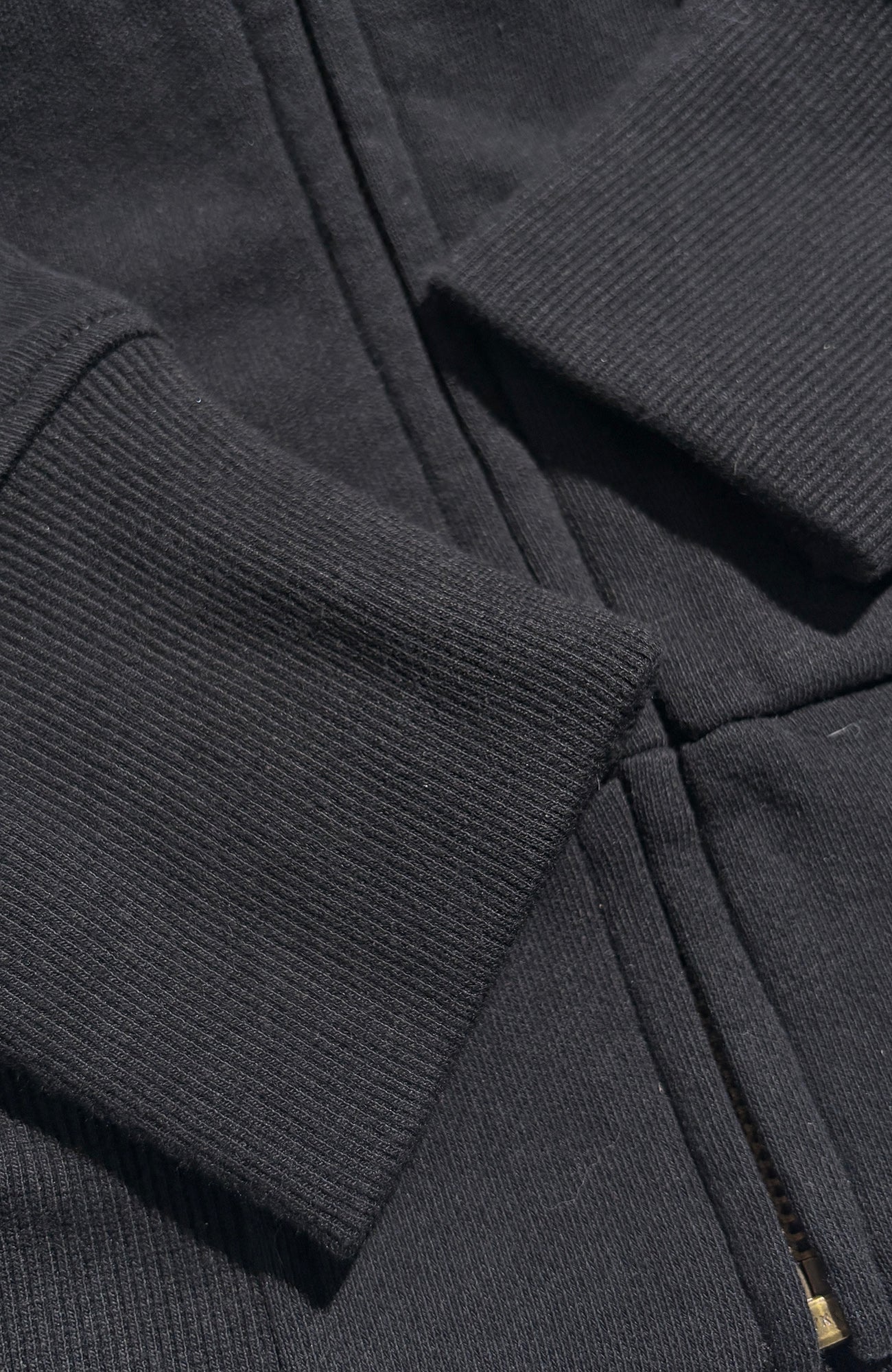 PCCVISION Foil Graphic Slim Zip-Up Hoodie