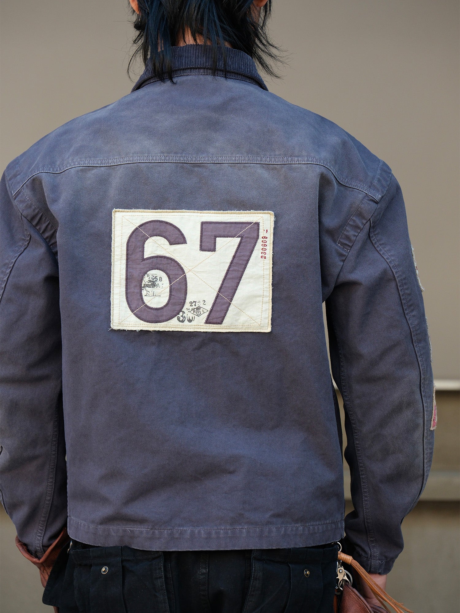 NEIGBORL Distressed Flight-Buckle Workwear Jacket, premium urban and streetwear designers apparel on PROJECTISR.com, NEIGBORL