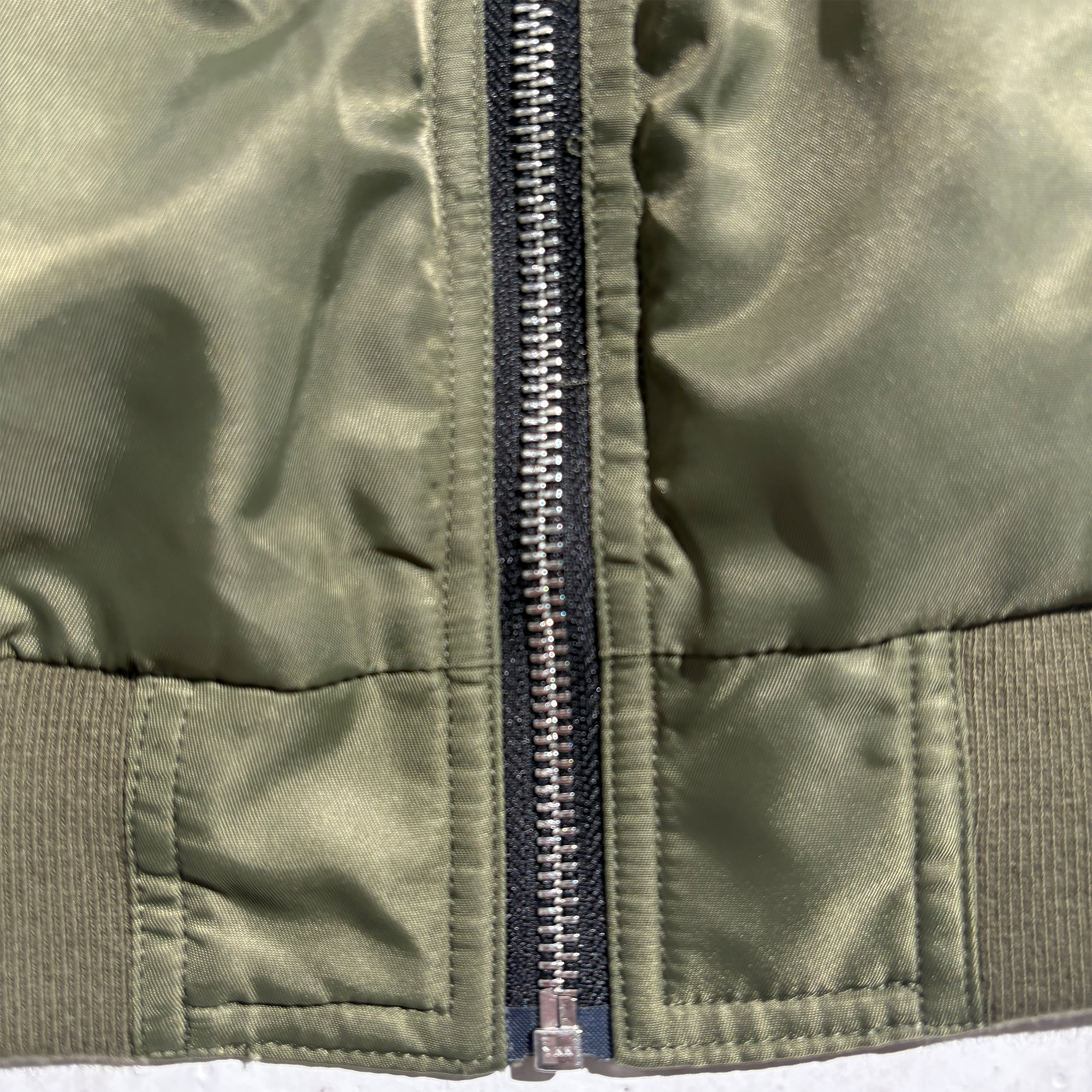 PCCVISION Tribal Embroidered Bomber Jacket Green