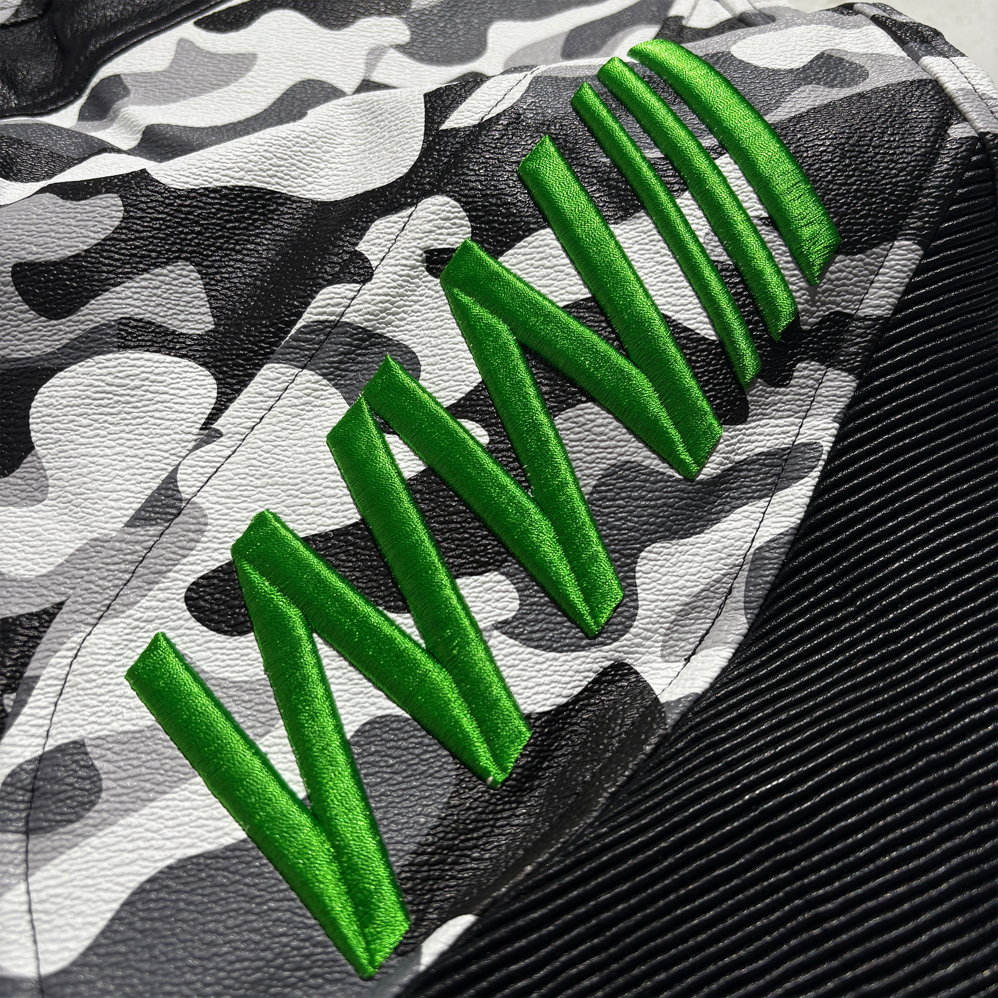 PCCVISION x GMK Camo Panel Embroidered Moto Pants