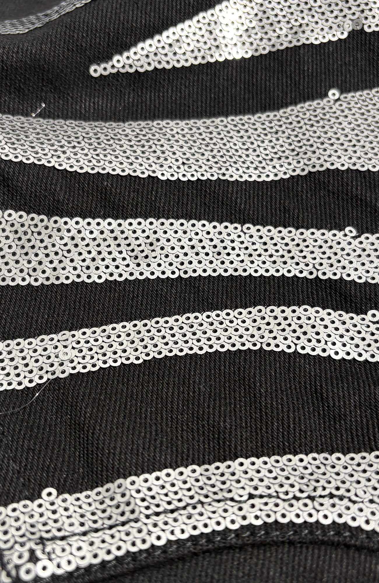 PCCVISION Silver Tiger Sequin Jeans