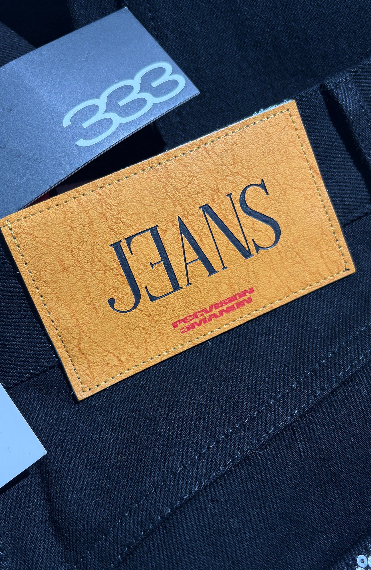 PCCVISION Silver Tiger Sequin Jeans