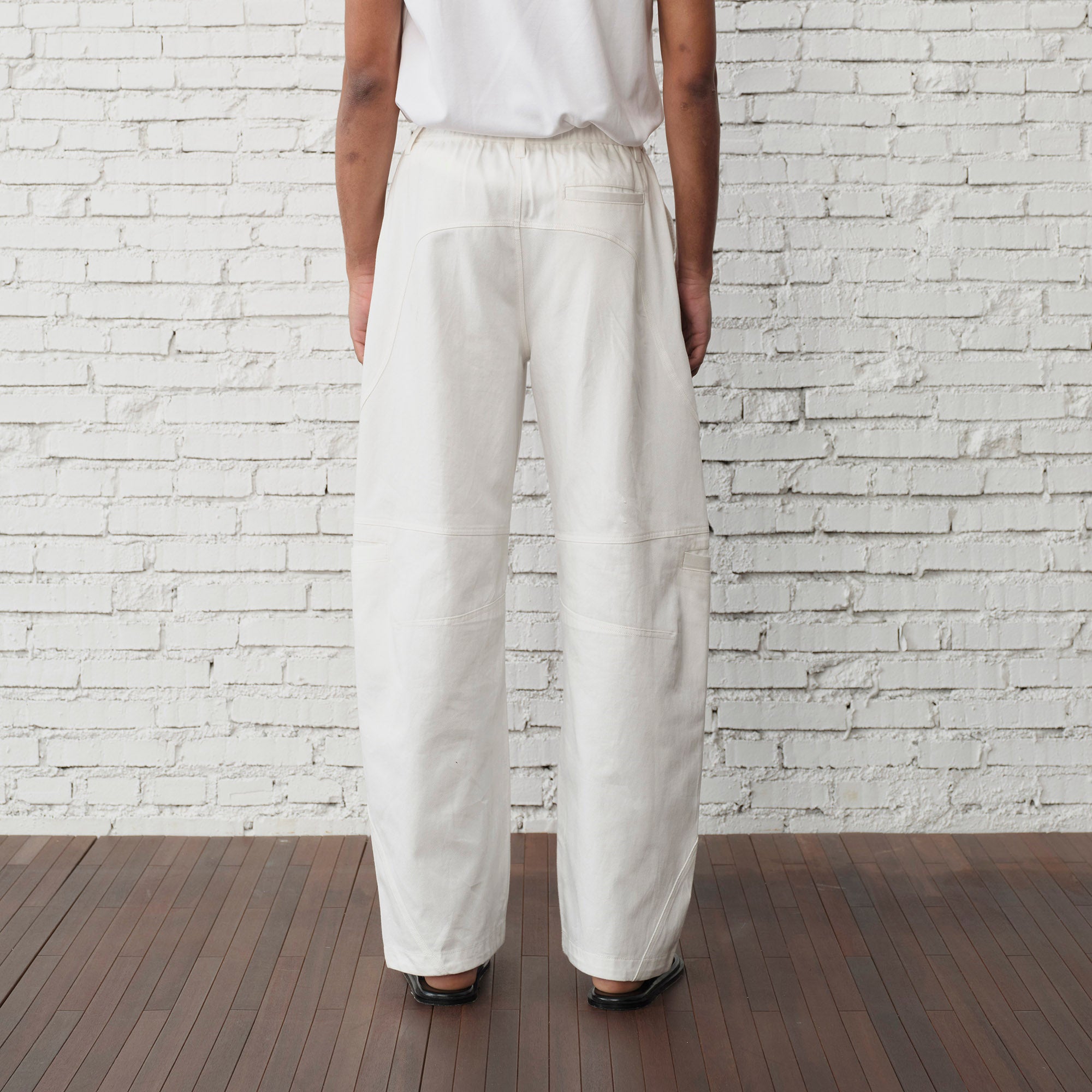 ORGANIC Curved-Seam Workwear Jeans, premium urban and streetwear designers apparel on PROJECTISR.com, ORGANIC EMOTION
