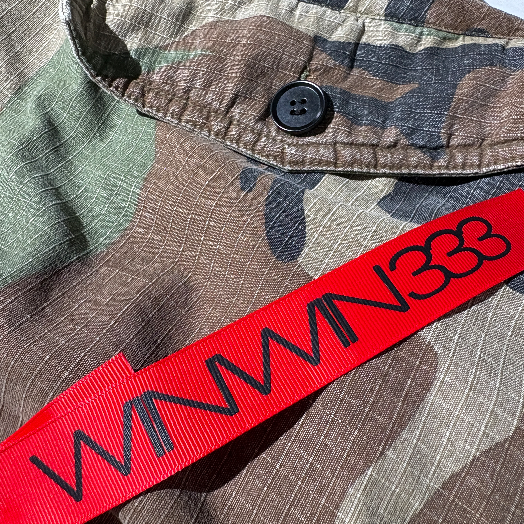 PCCVISION Detachable-Hood Camo Bomber