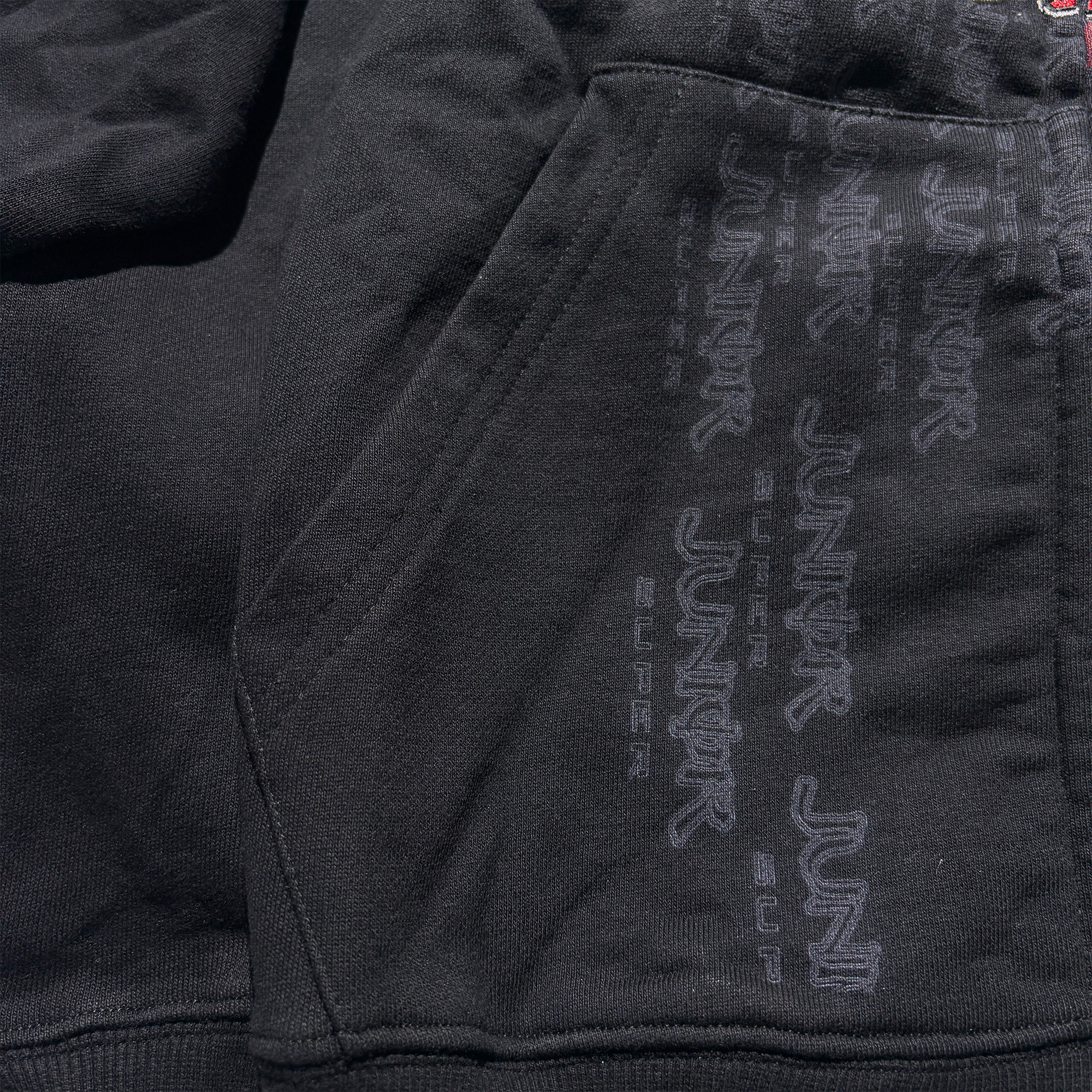 PCCVISION Flame Embroidered Mask Hooded Jacket