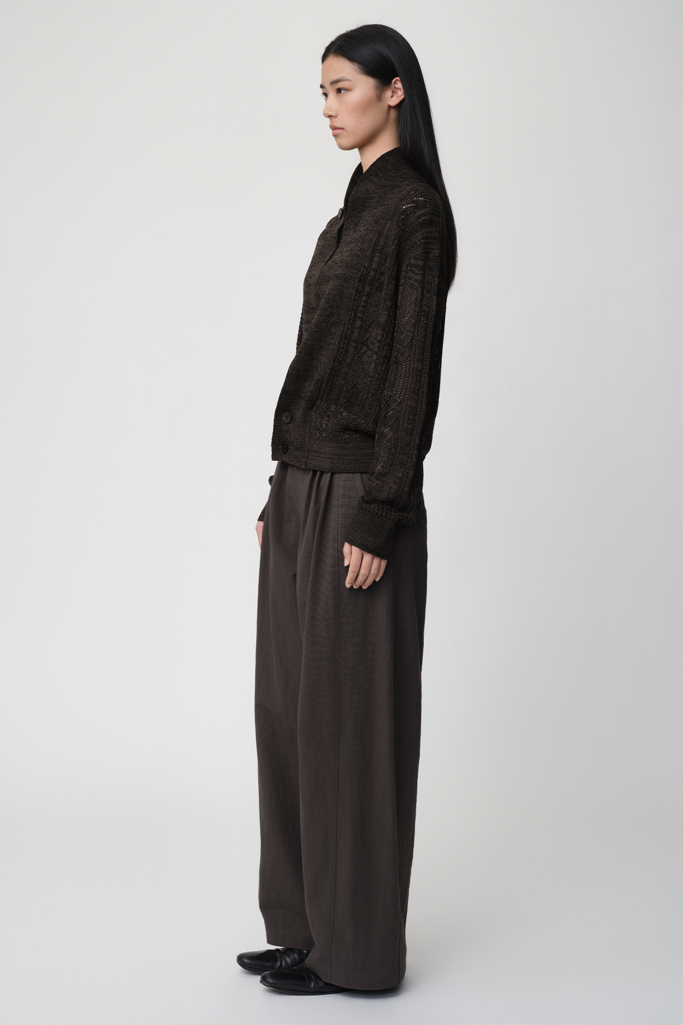 OPICLOTH Slouchy Open-Knit Cardigan, premium urban and streetwear designers apparel on PROJECTISR.com, DND4DES