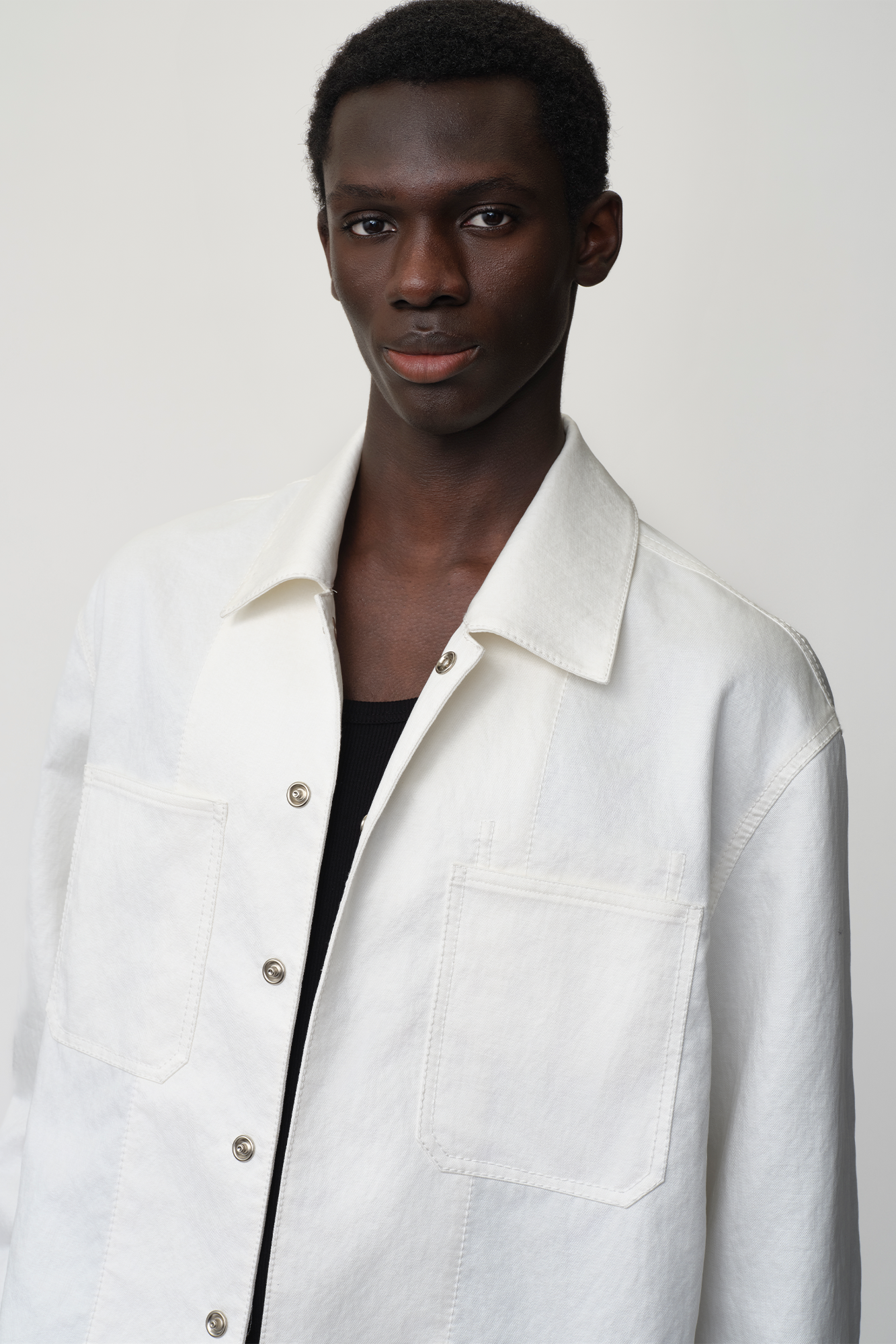 OPICLOTH Cotton-Blend Patch-Pocket Jacket, premium urban and streetwear designers apparel on PROJECTISR.com, OPICLOTH
